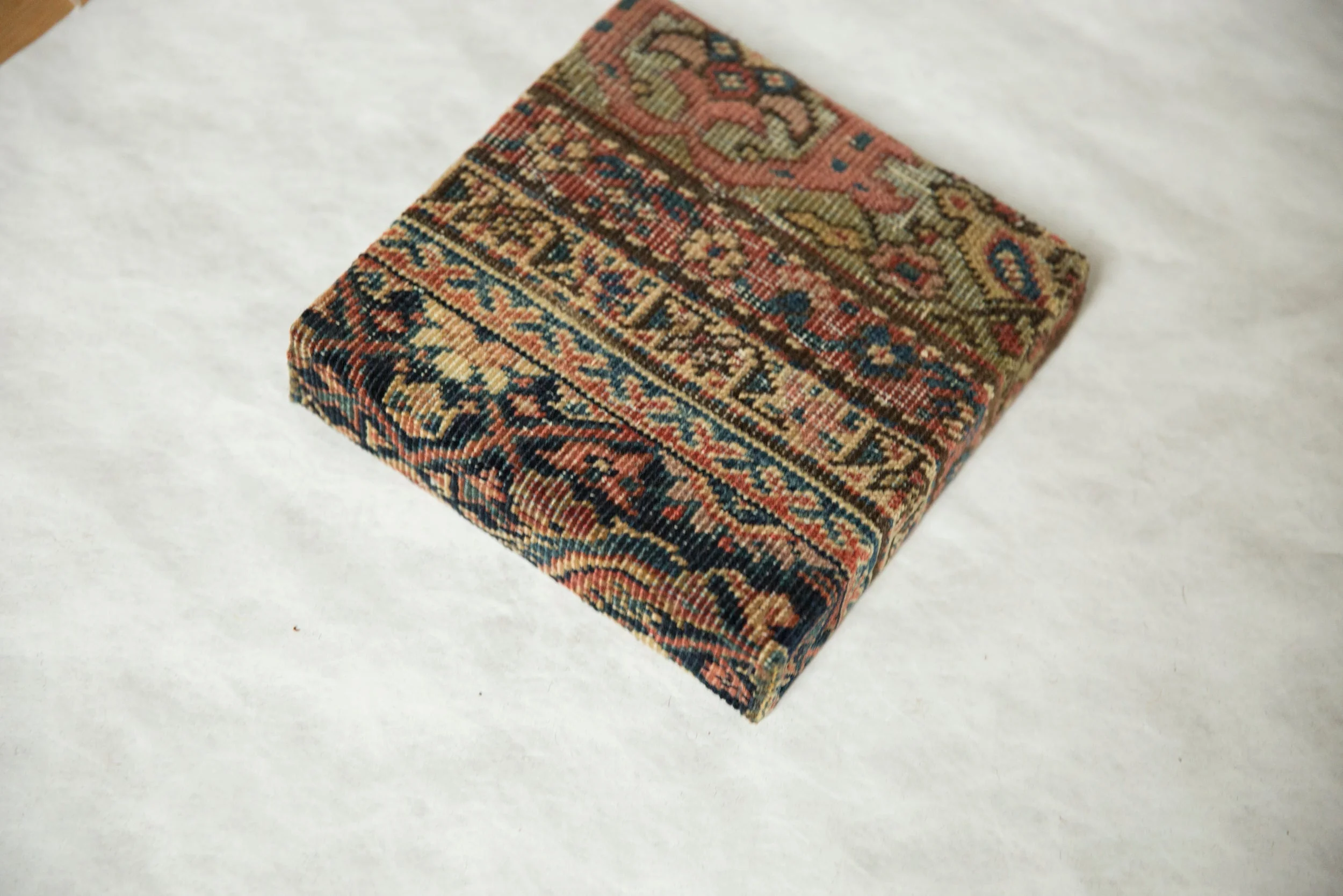 Decorative Cork Board Antique Fereghan Rug Fragment Art - Image 3