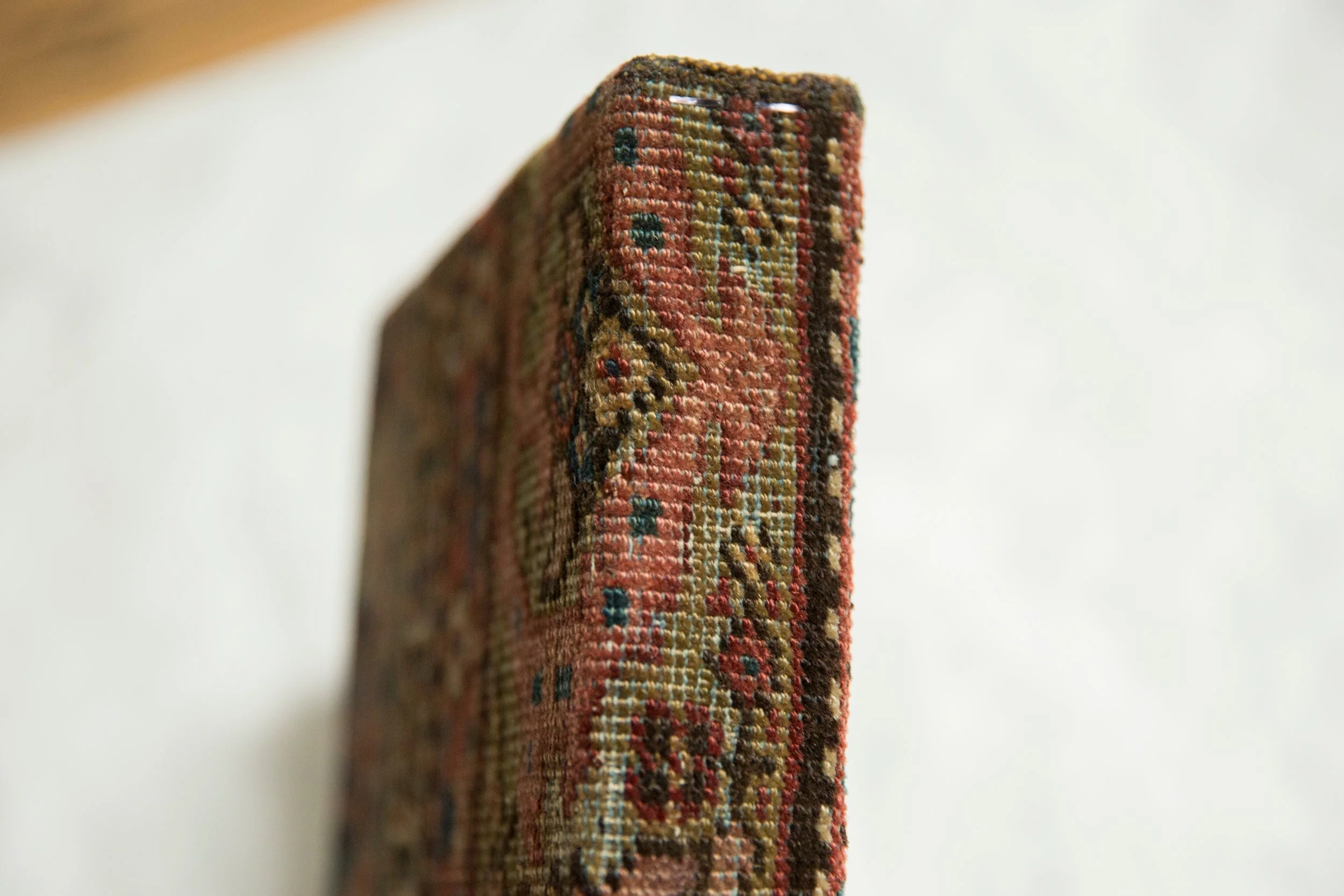Decorative Cork Board Antique Fereghan Rug Fragment Art - Image 6
