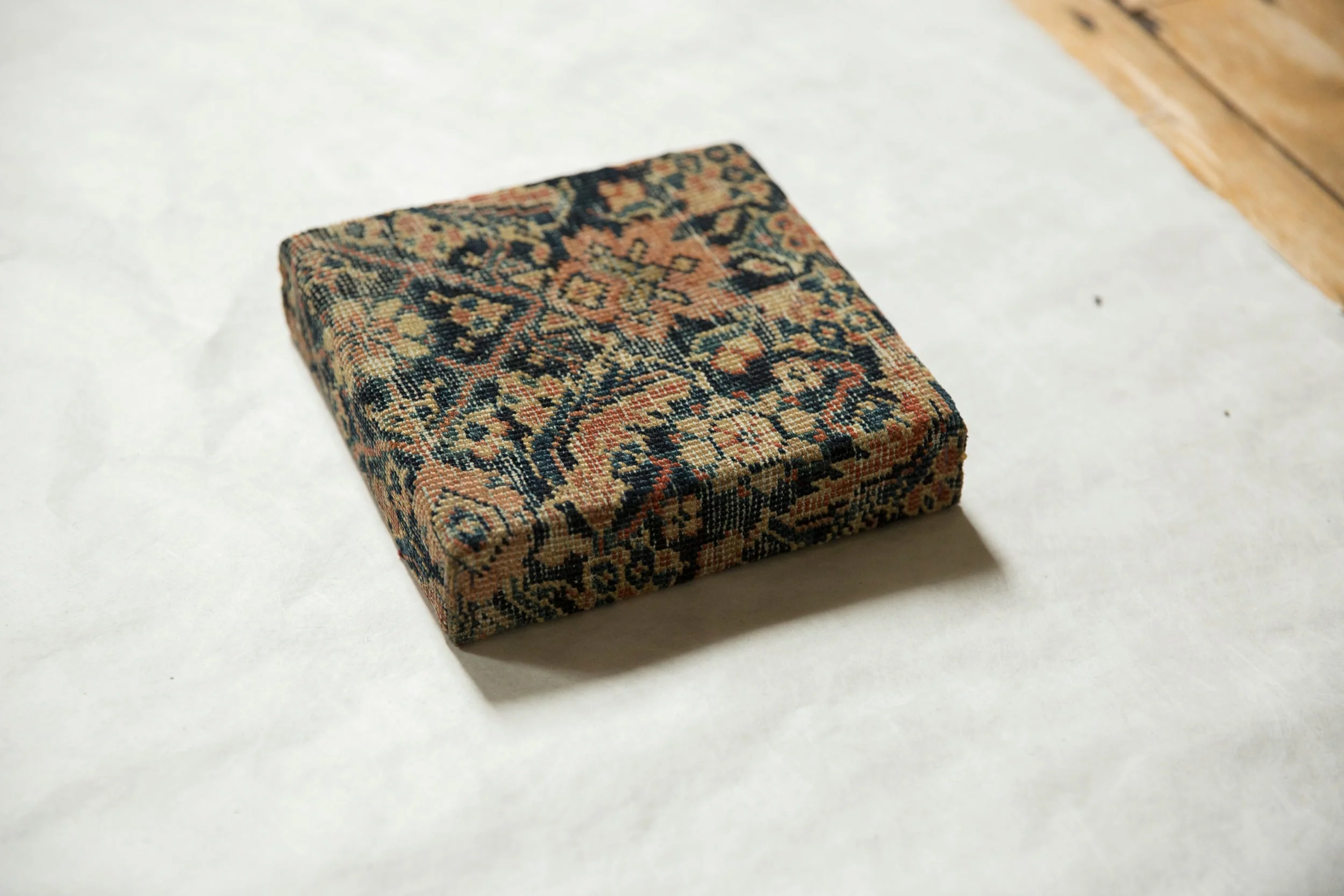 Decorative Cork Board Antique Fereghan Rug Fragment Art - Image 2