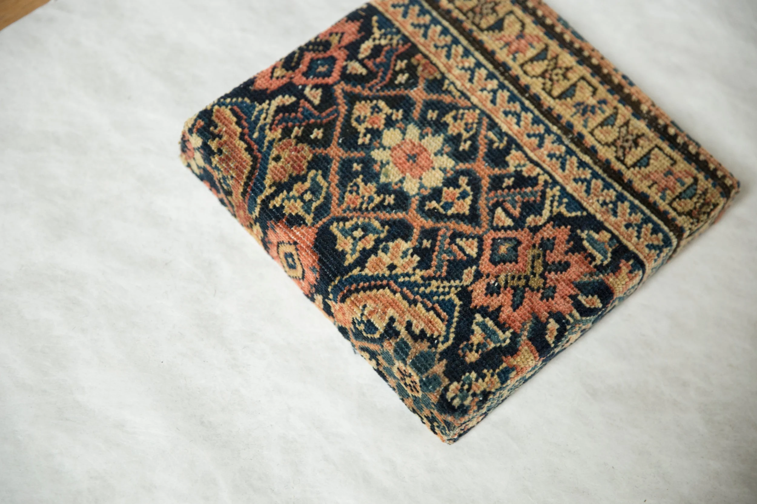 Decorative Cork Board Antique Fereghan Rug Fragment Art - Image 3