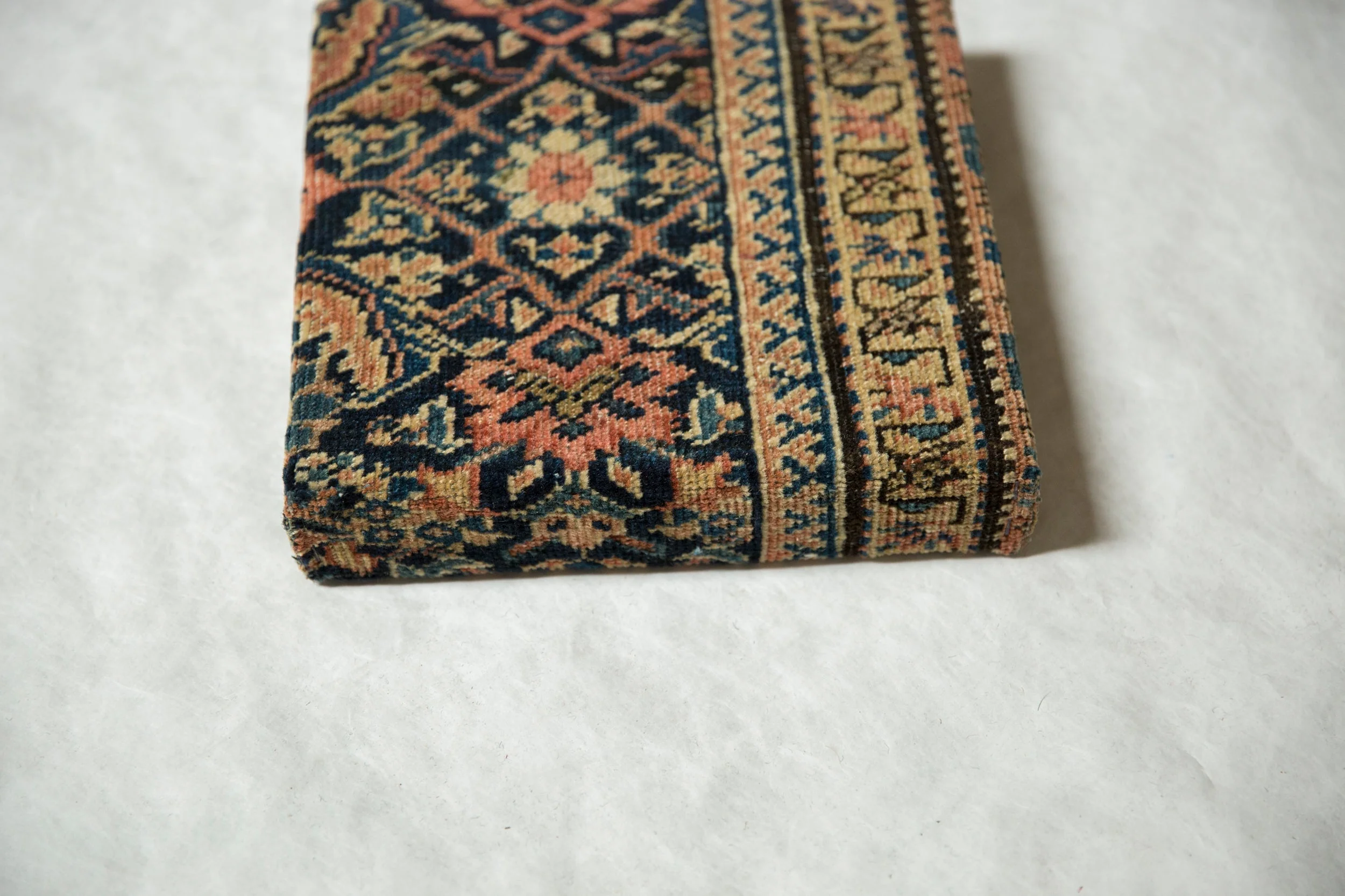 Decorative Cork Board Antique Fereghan Rug Fragment Art - Image 4