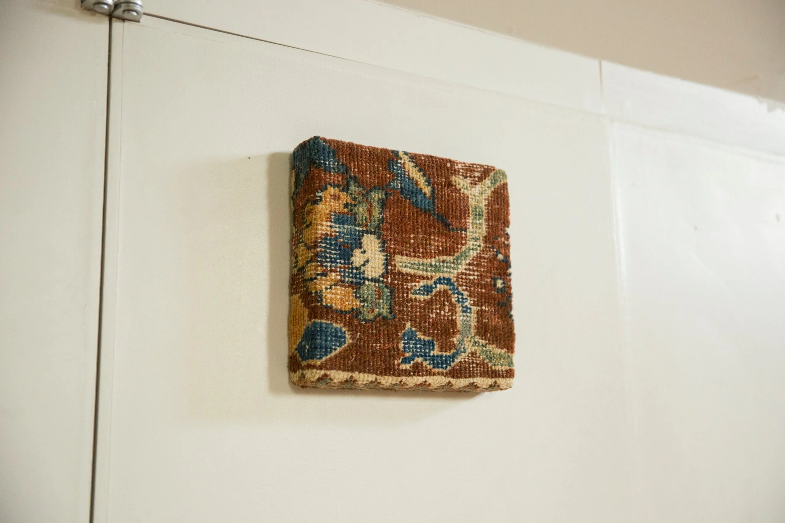Decorative Cork Board Antique Ziegler Mahal Rug Fragment Art - Image 10