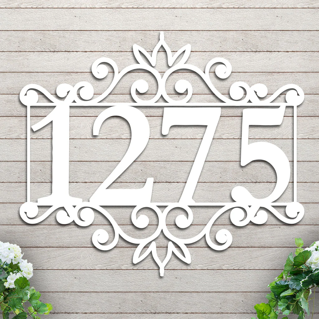Decorative House Number Sign - Image 2