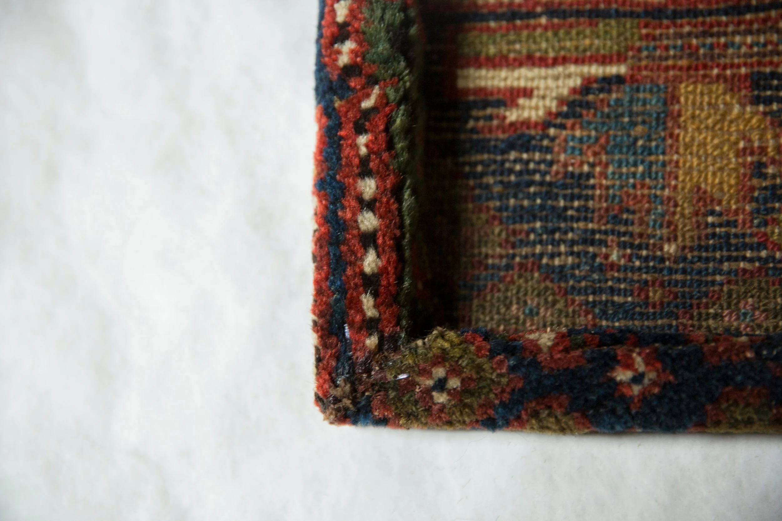 Decorative Kurdish Hamadan Rug Art - Image 5