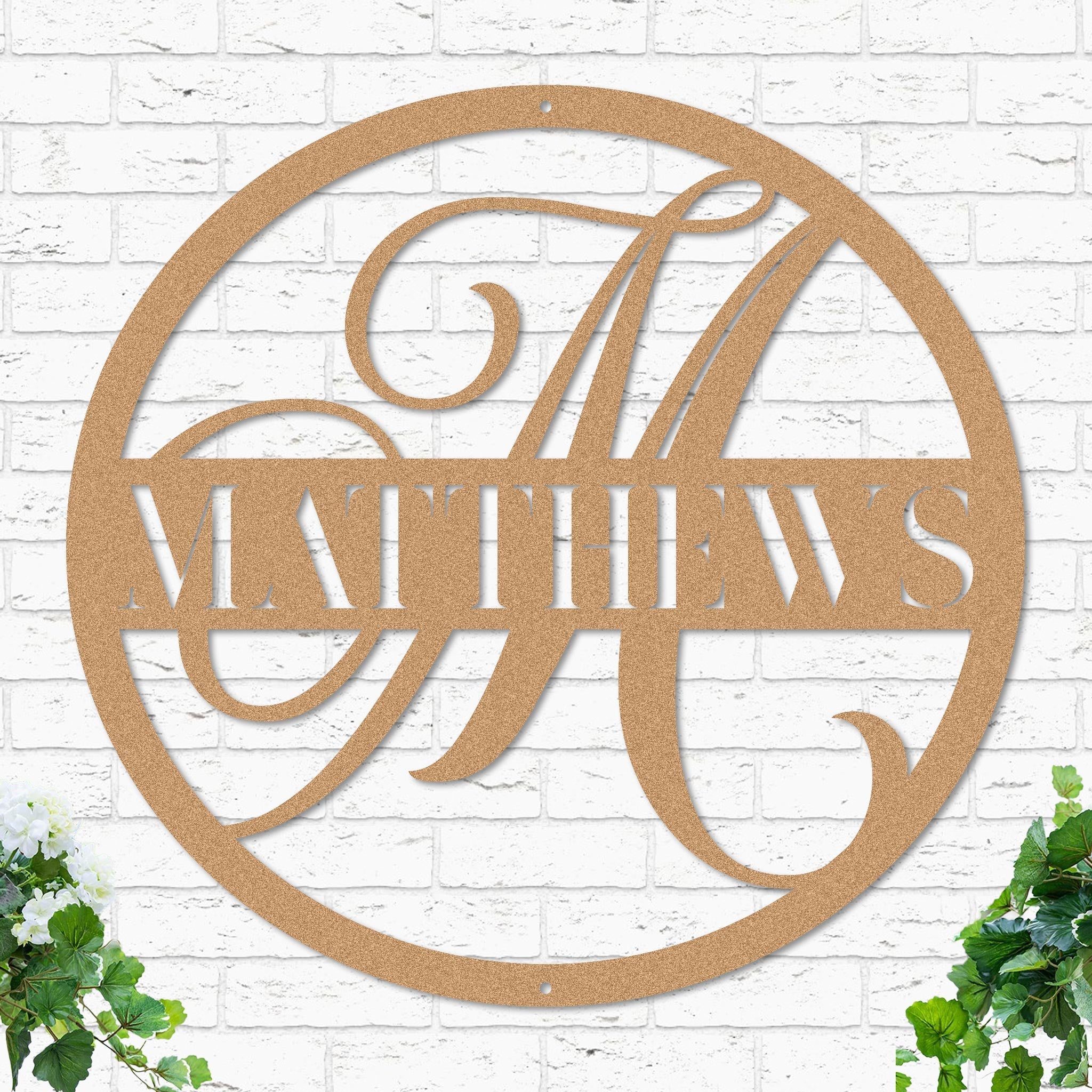 Decorative Monogram Initial and Name - Image 3