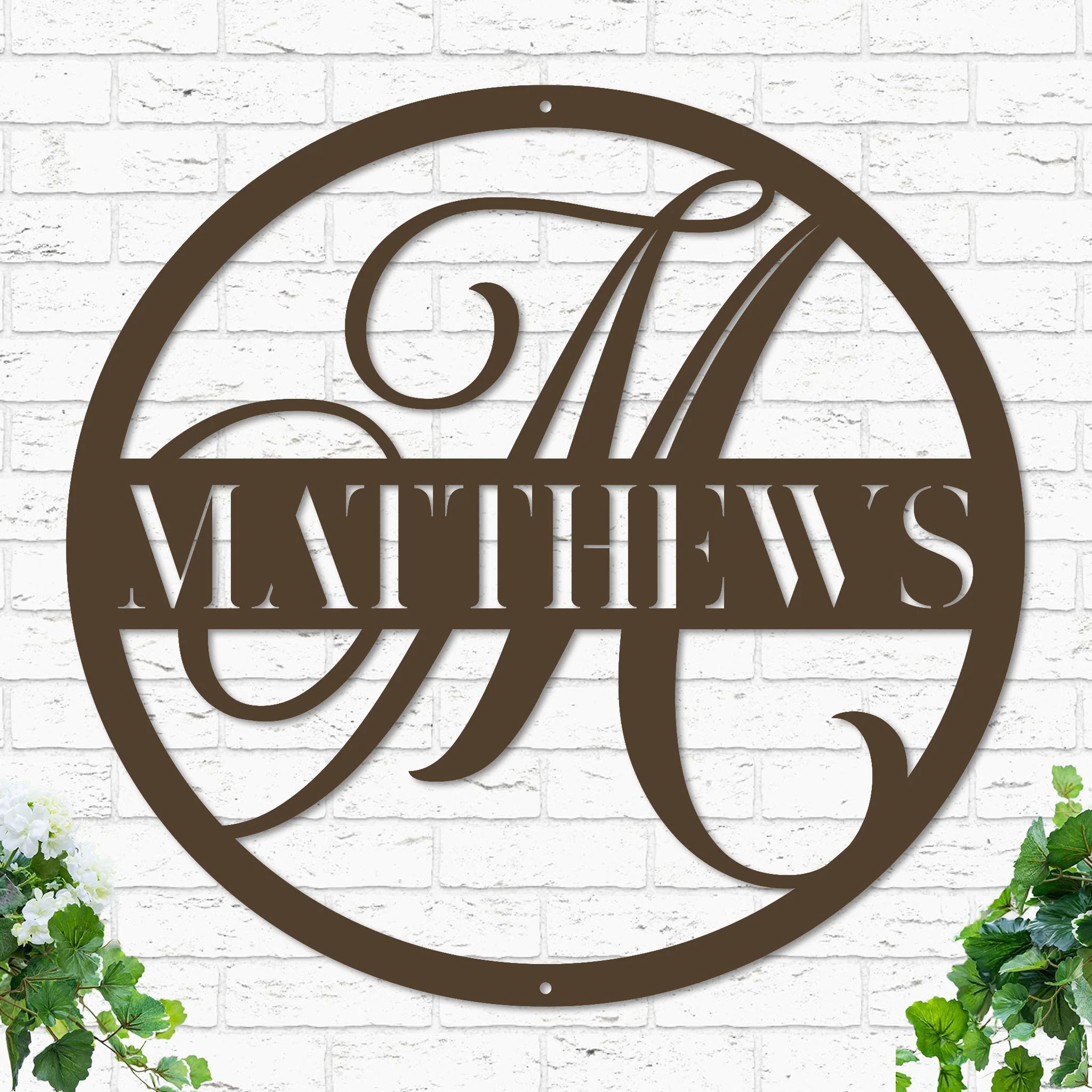 Decorative Monogram Initial and Name - Image 5