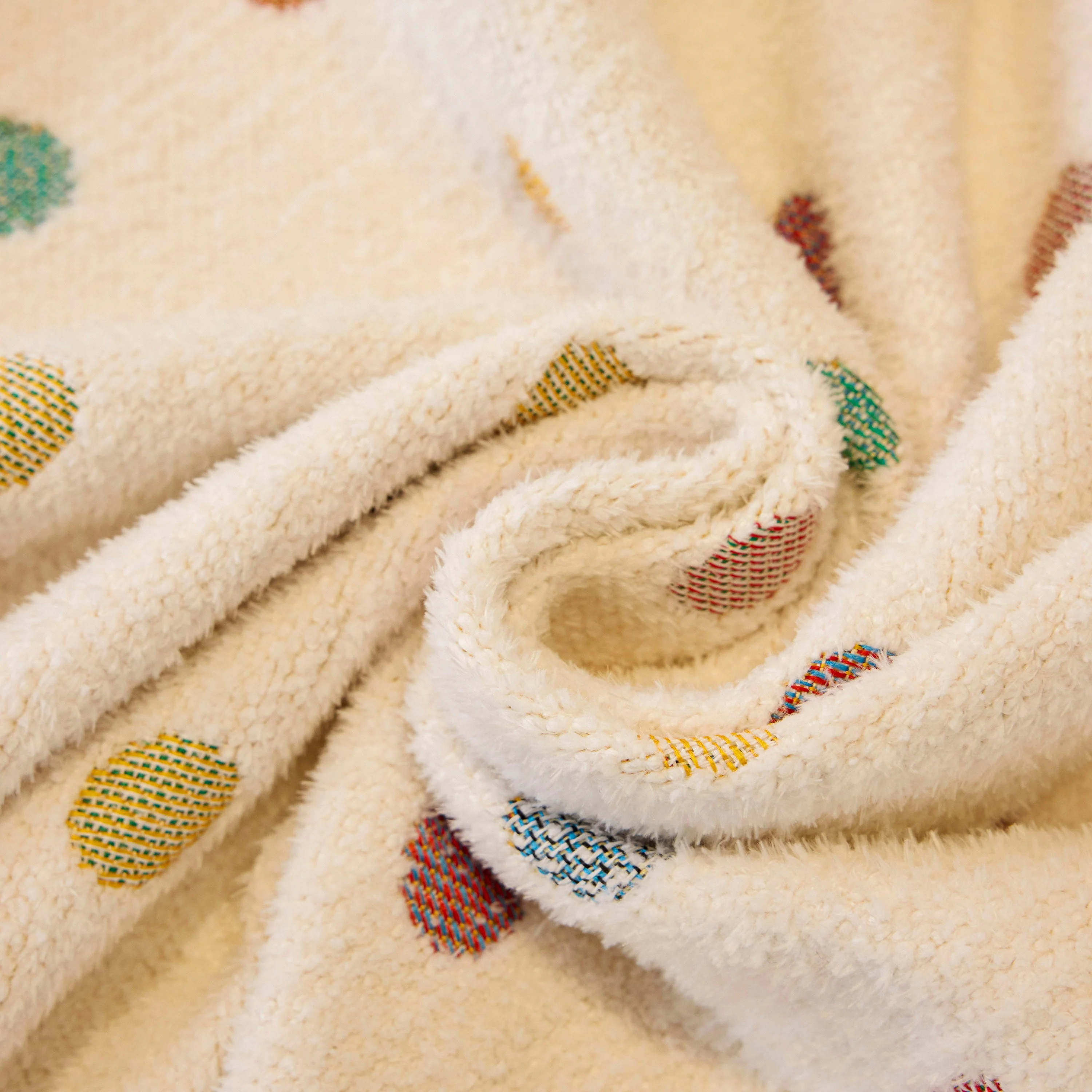Decorative Plush Textured Woven Sofa Cover Throw, Cozy Soft Couch Protector Blanket - Image 10