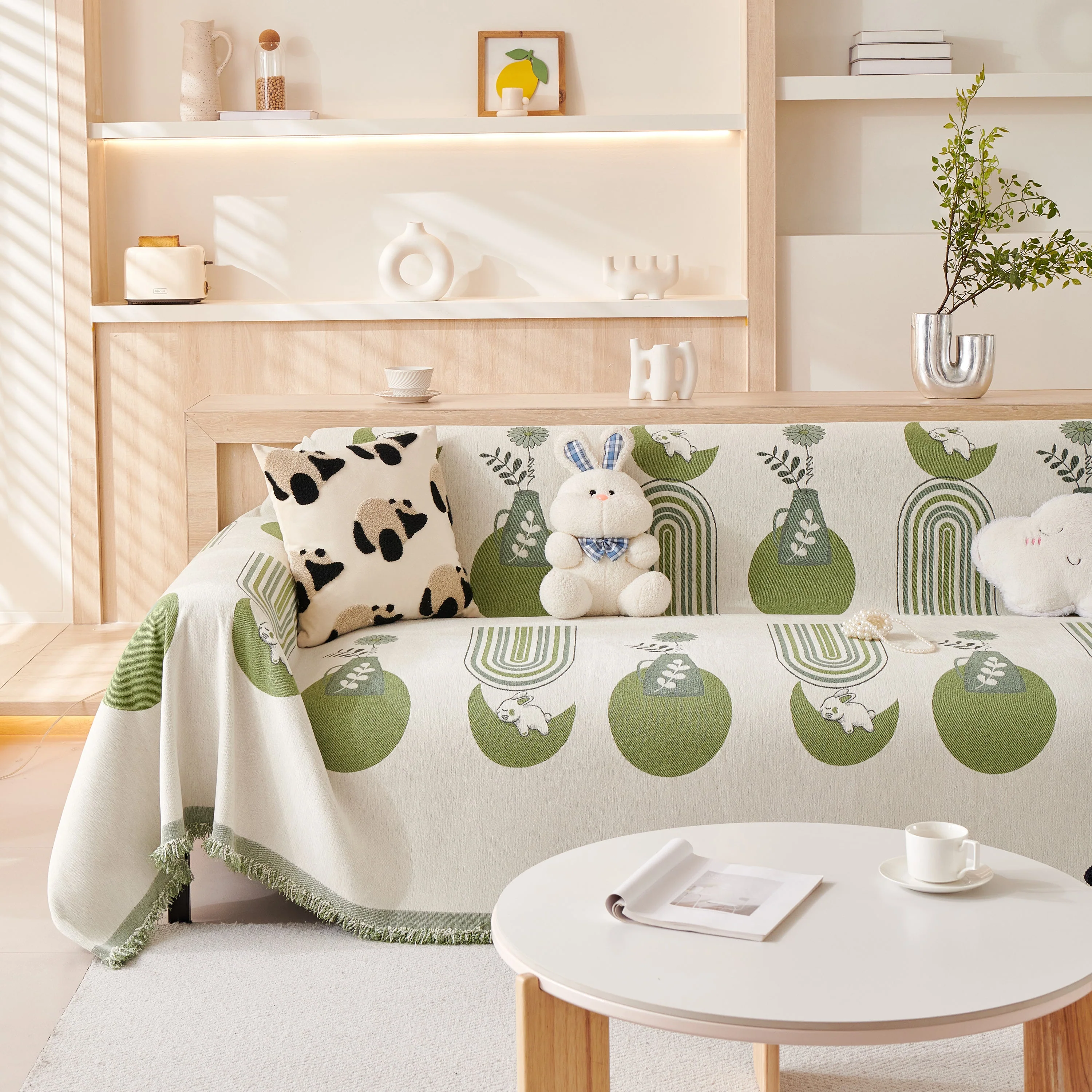 Decorative Throw Blankets for Couch Reversible Chenille Furniture Throw Covers for Sectional Sofa - Image 31