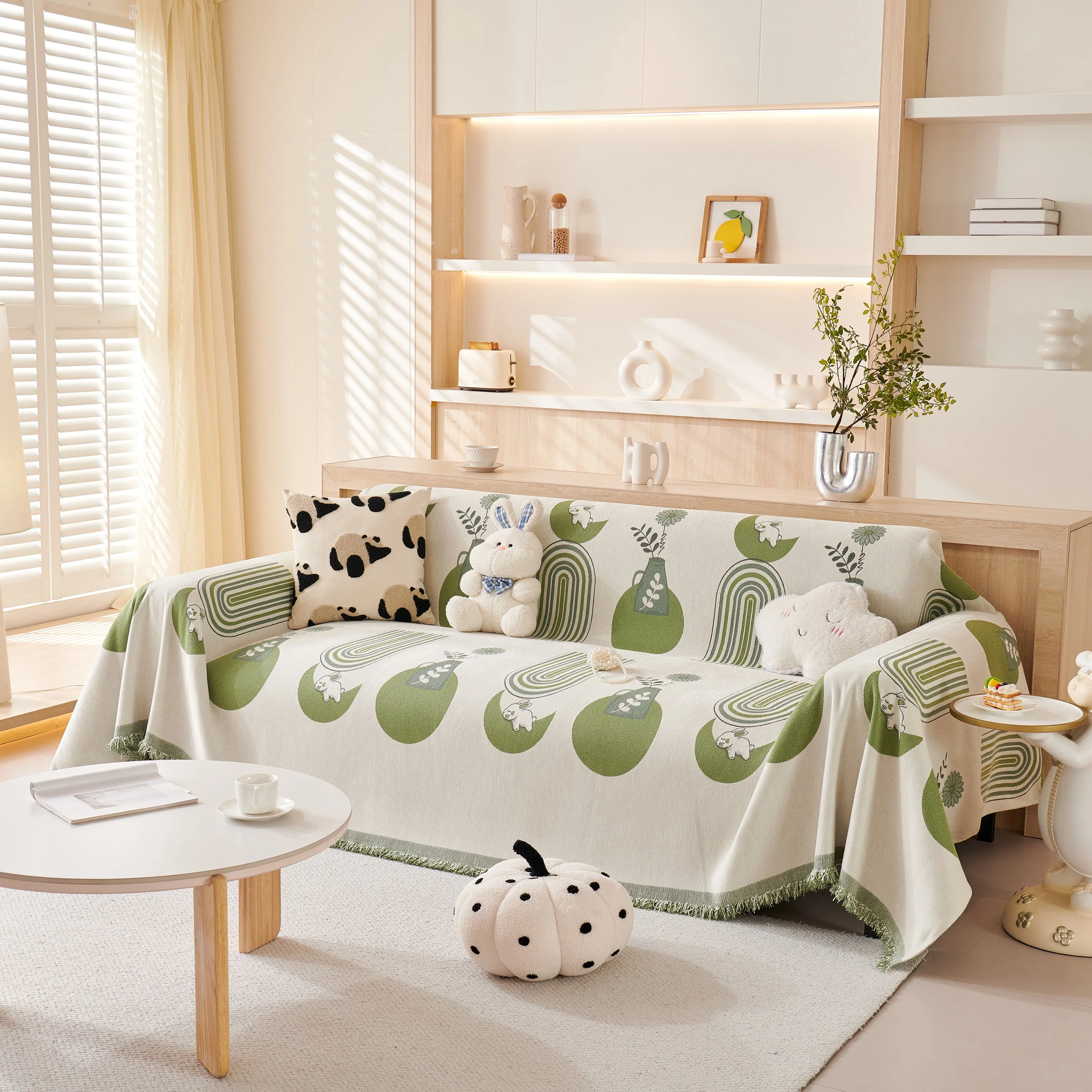 Decorative Throw Blankets for Couch Reversible Chenille Furniture Throw Covers for Sectional Sofa - Image 33