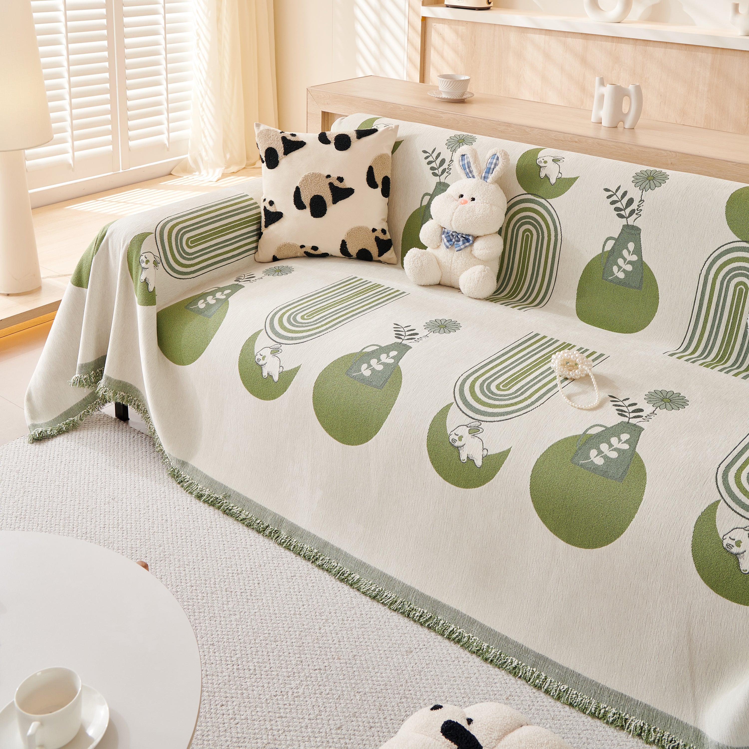 Decorative Throw Blankets for Couch Reversible Chenille Furniture Throw Covers for Sectional Sofa - Image 45