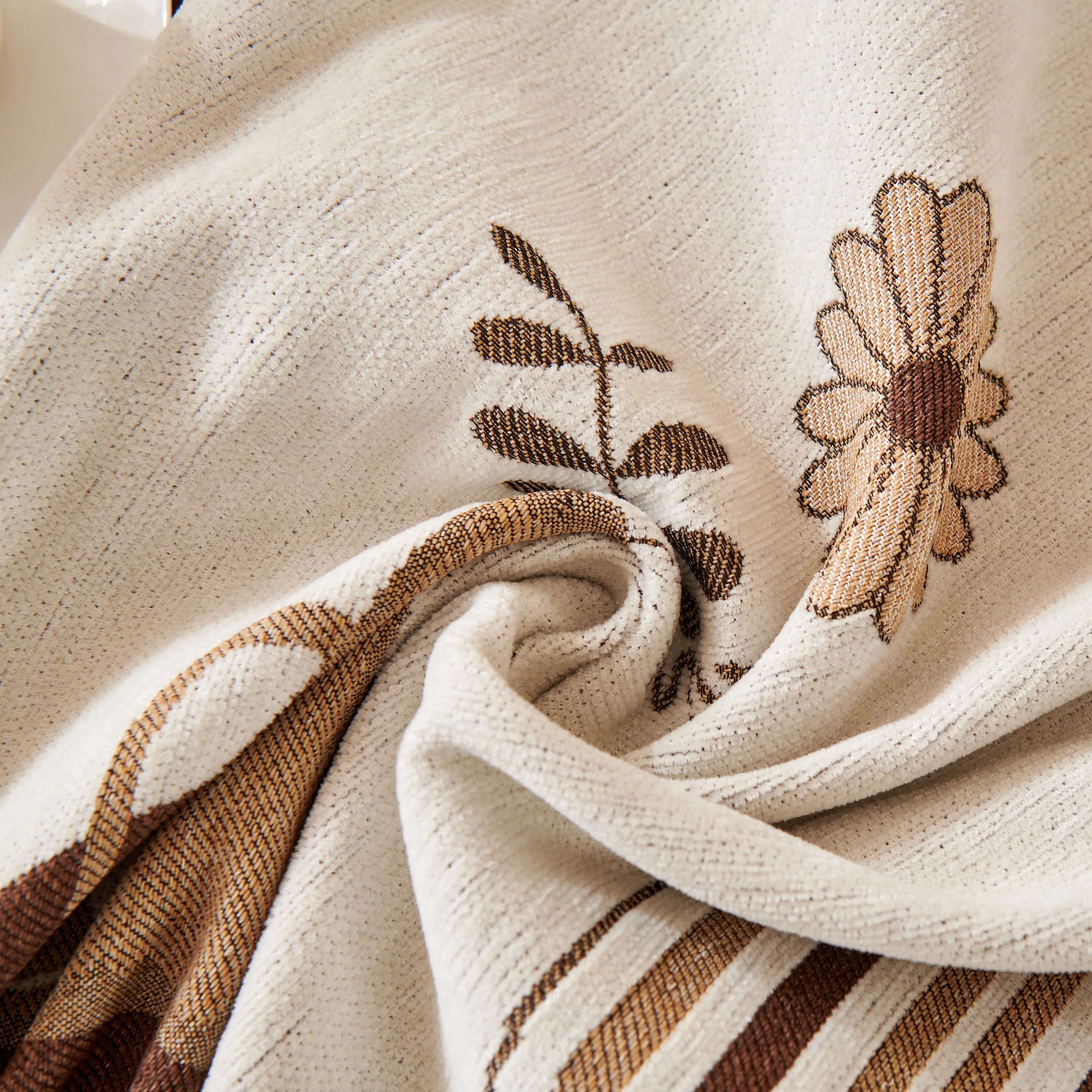 Decorative Throw Blankets for Couch Reversible Chenille Furniture Throw Covers for Sectional Sofa - Image 84