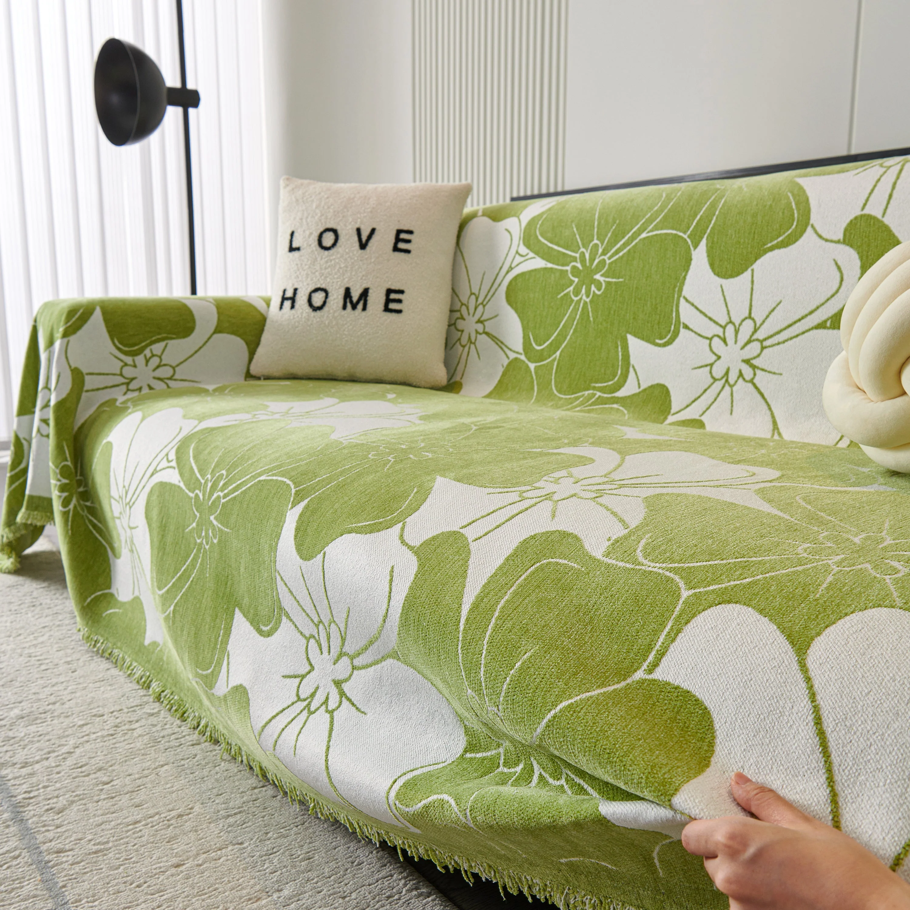 Decorative Throw Blankets for Sofa, Oversized Pretty Floral Throws for Sofas - Image 11