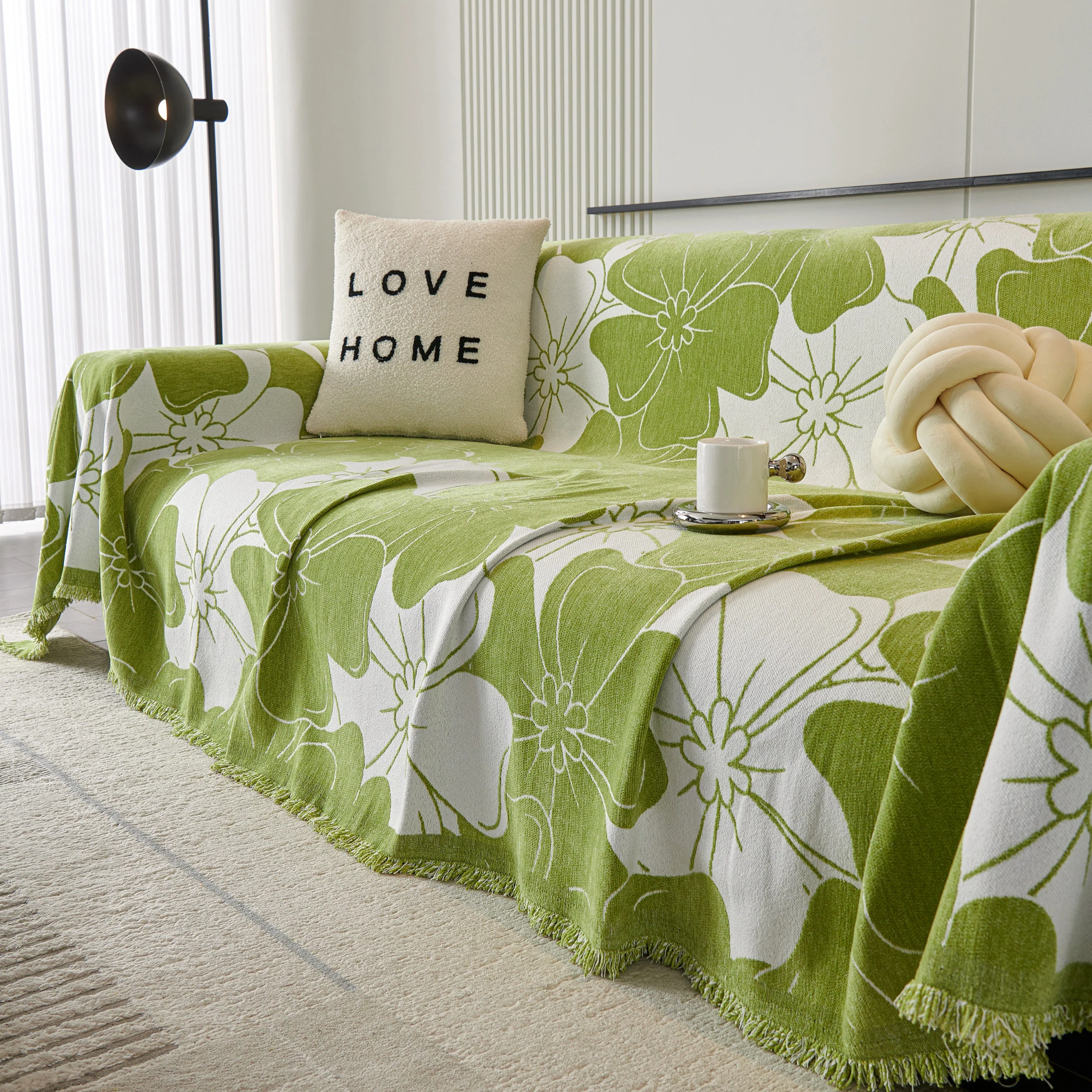 Decorative Throw Blankets for Sofa, Oversized Pretty Floral Throws for Sofas - Image 14