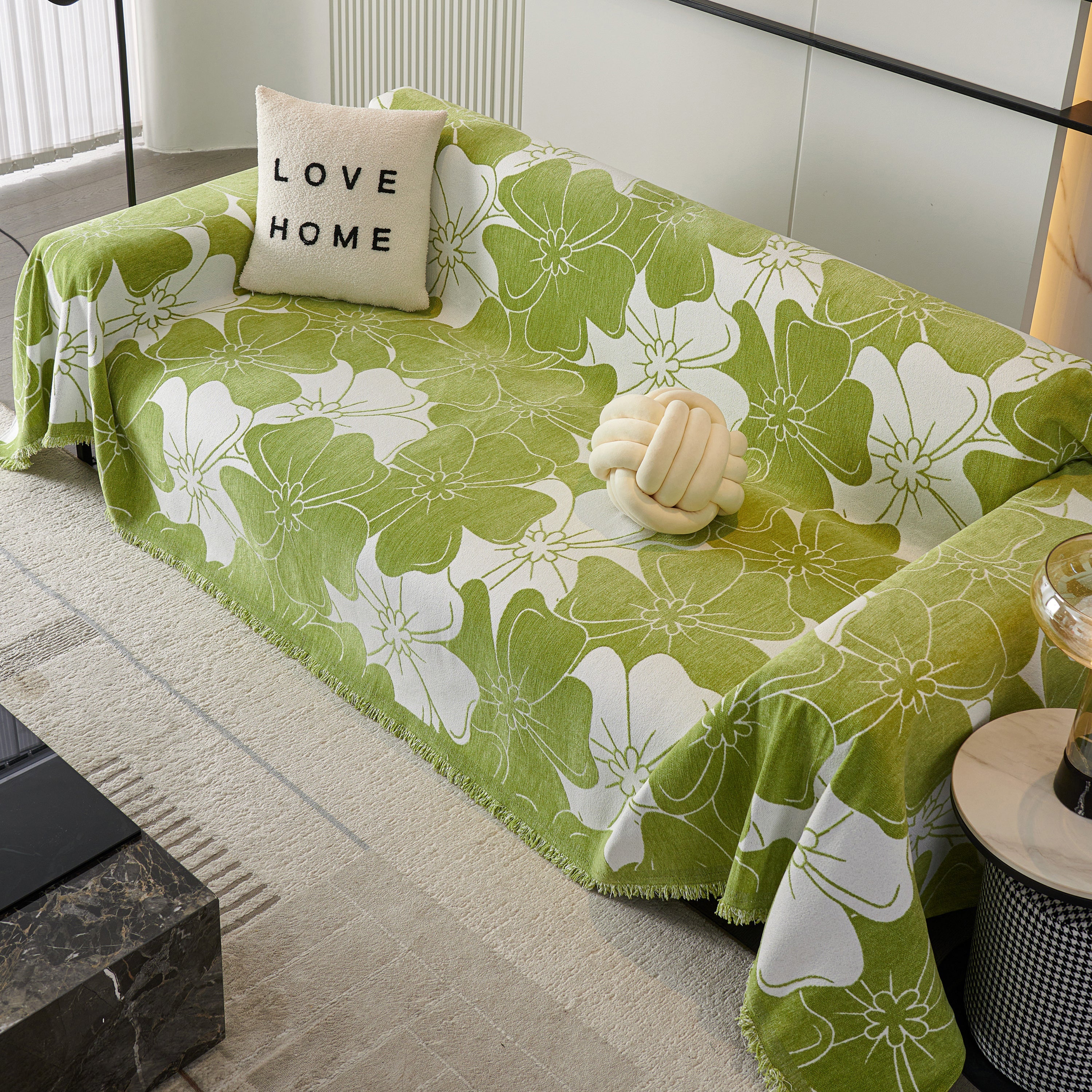 Decorative Throw Blankets for Sofa, Oversized Pretty Floral Throws for Sofas - Image 16