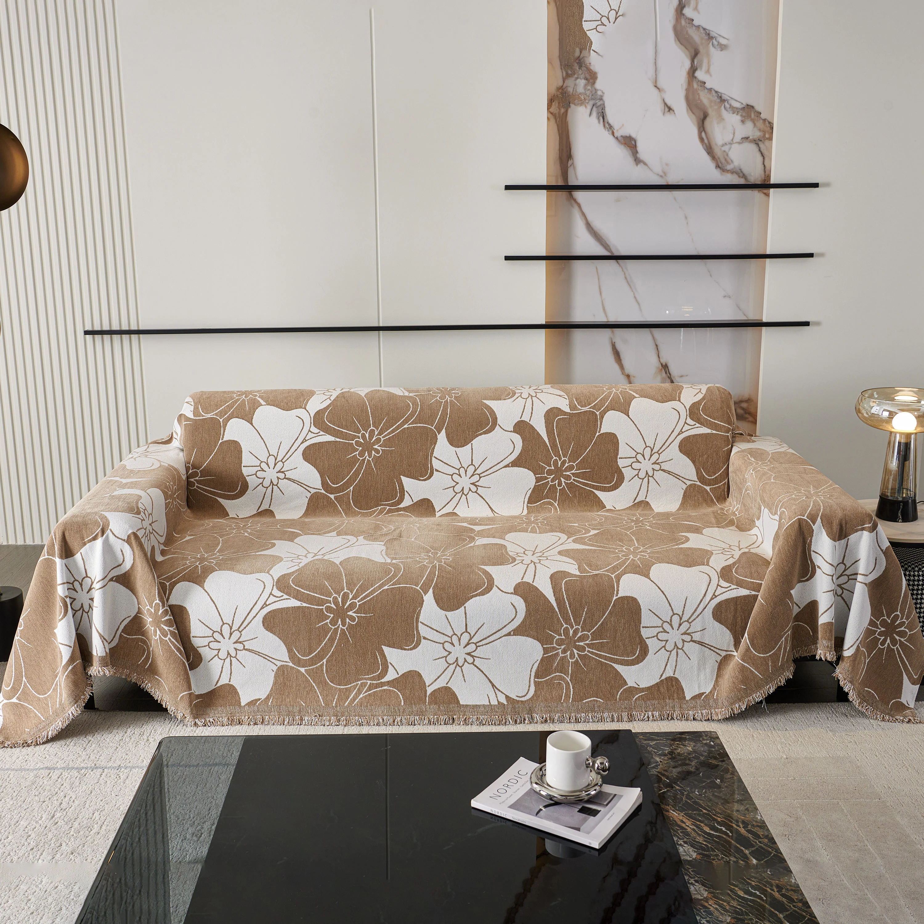 Decorative Throw Blankets for Sofa, Oversized Pretty Floral Throws for Sofas - Image 18