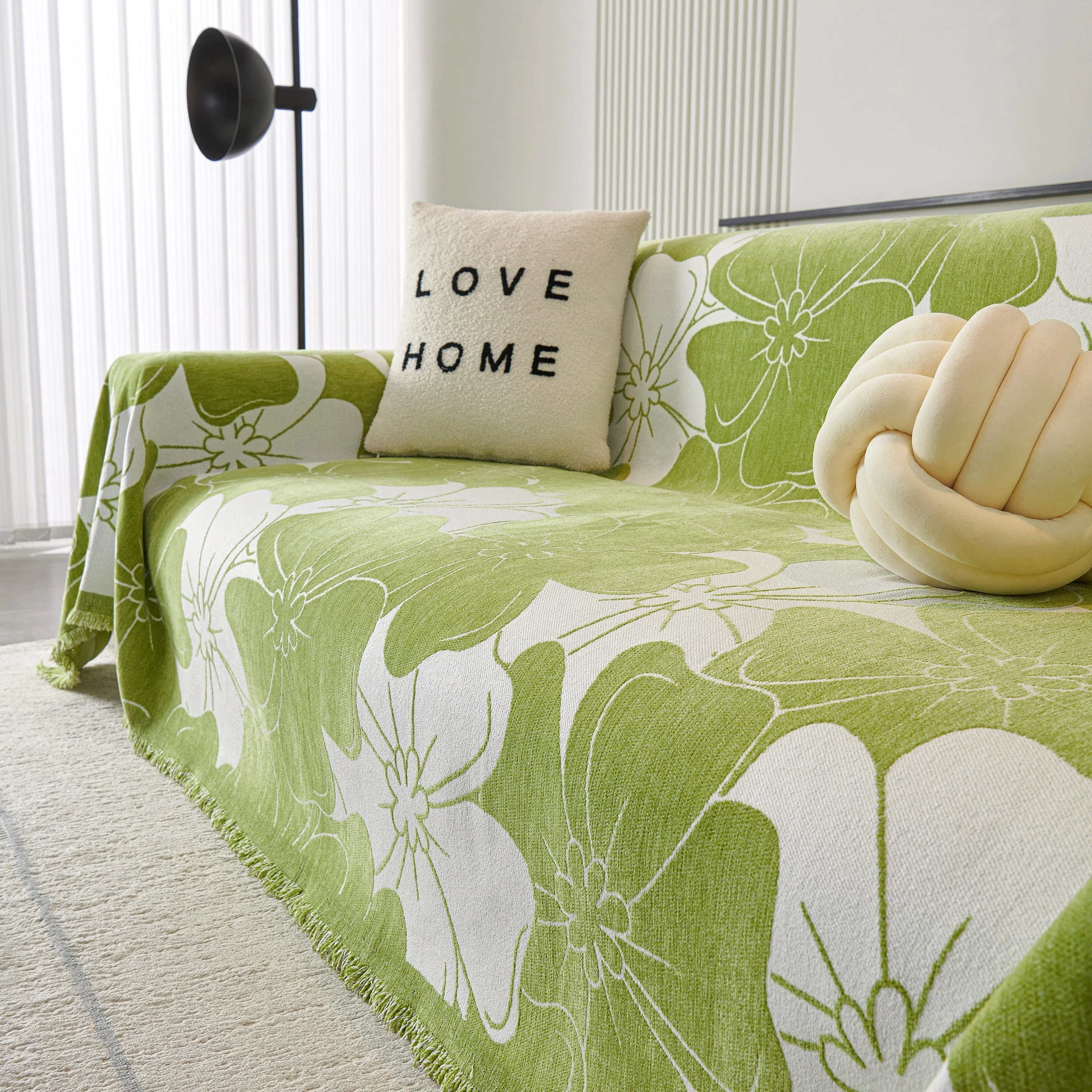 Decorative Throw Blankets for Sofa, Oversized Pretty Floral Throws for Sofas - Image 5