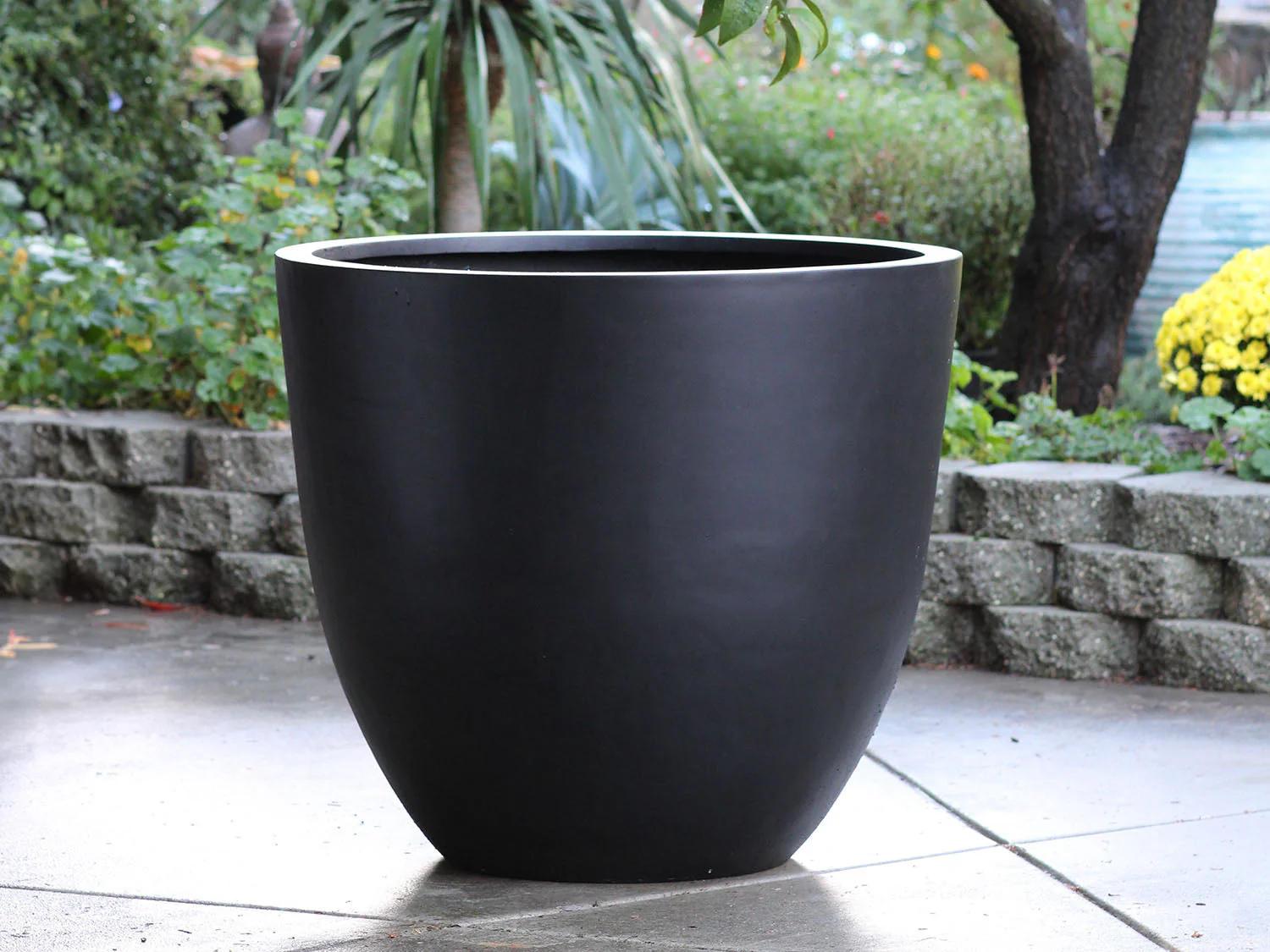 Deep Bowl Planter 43.5" D x 37.5" H  By Plantatorem - Image 5