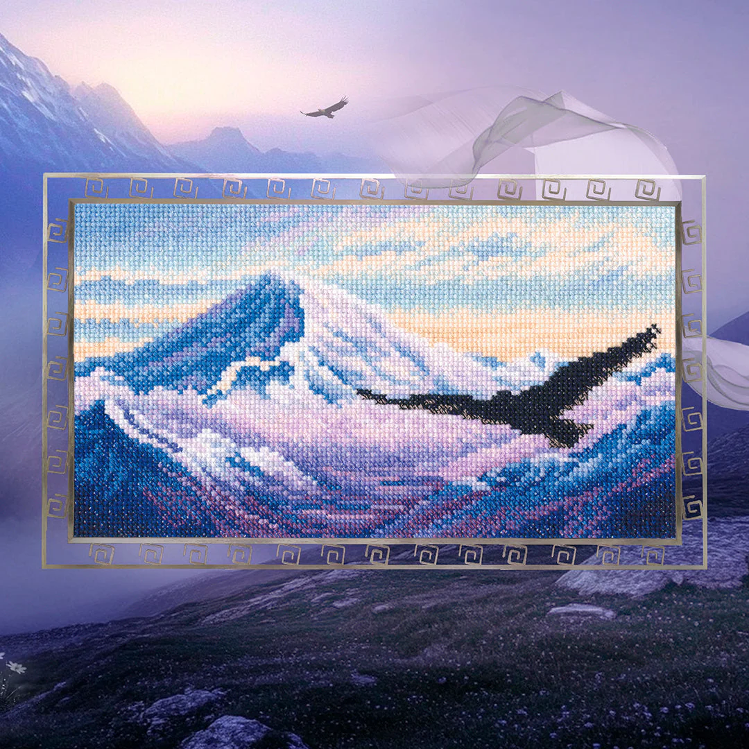 Delight of heights M1058 Counted Cross Stitch Kit - Image 2
