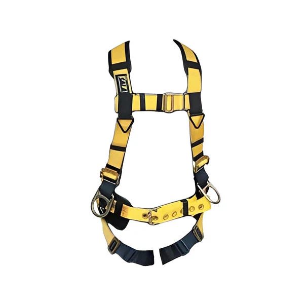 Delta Iron Worker's Harness with Pass Thru Buckle Leg Straps, Back D-Ring - All Sizes - Image 2