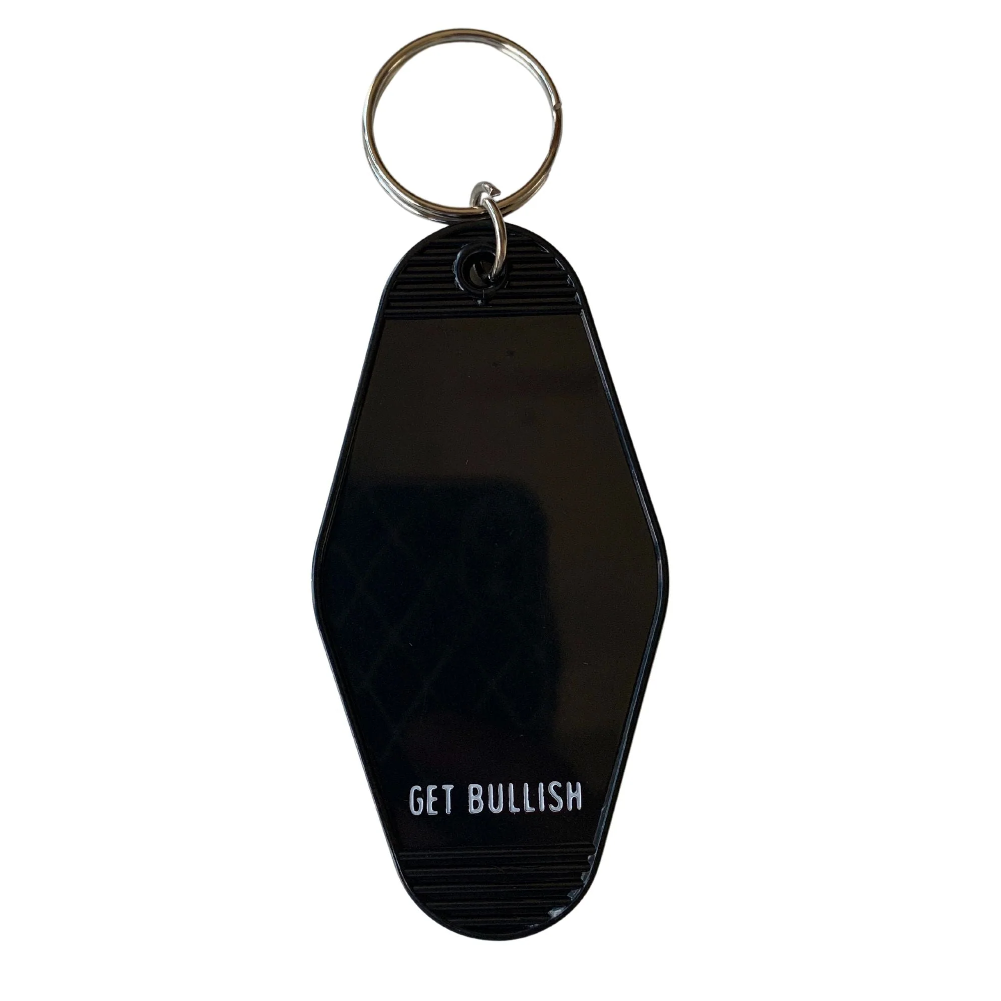 Department of Redundancy Department Motel Style Keychain in Black - Image 5