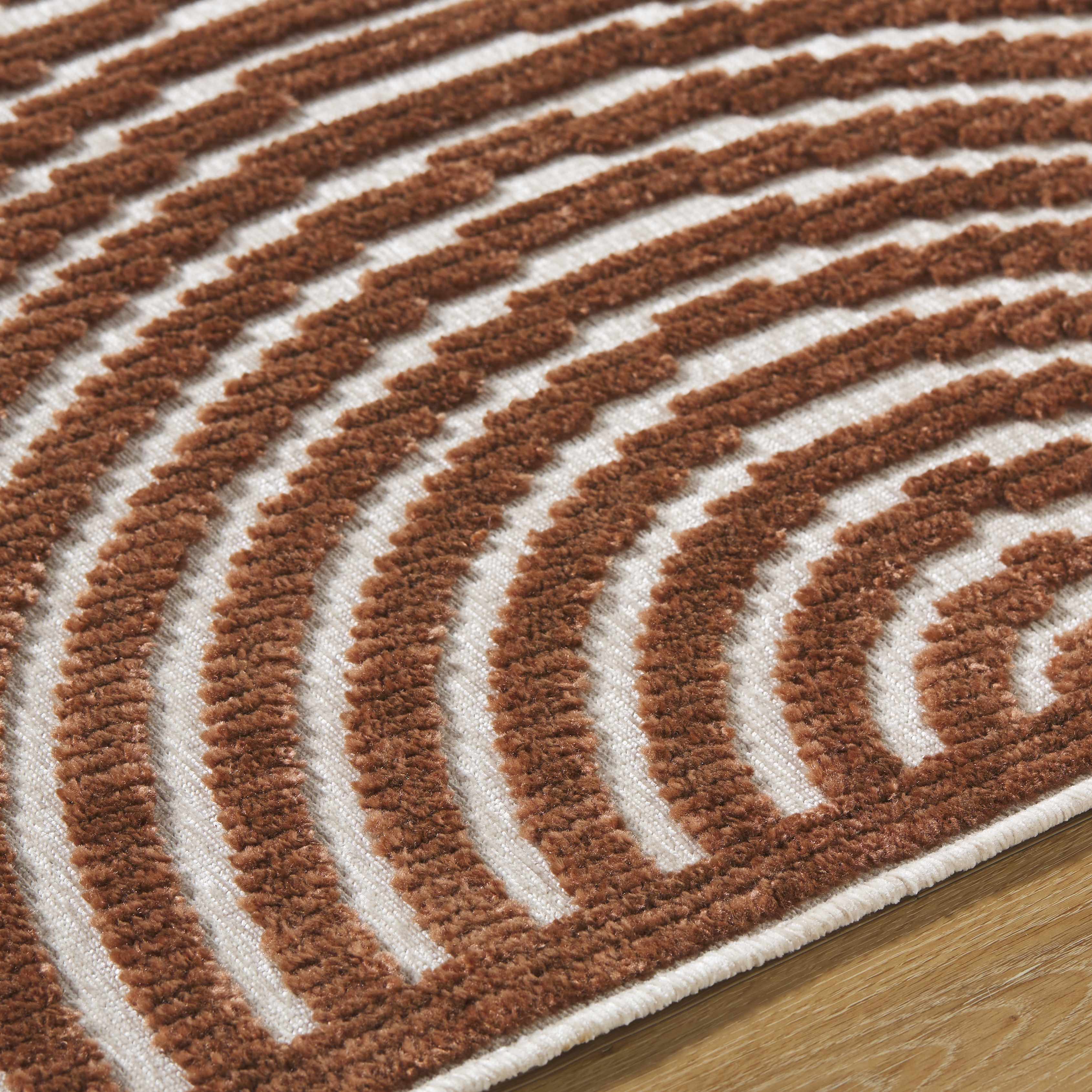 Deron Brown Washable Area Rug - Image 7