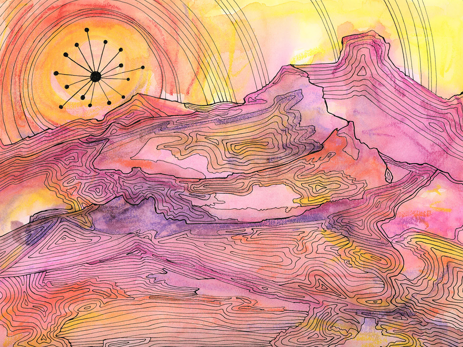 Desert Daybreak - Open Edition Canvas Print - Image 3