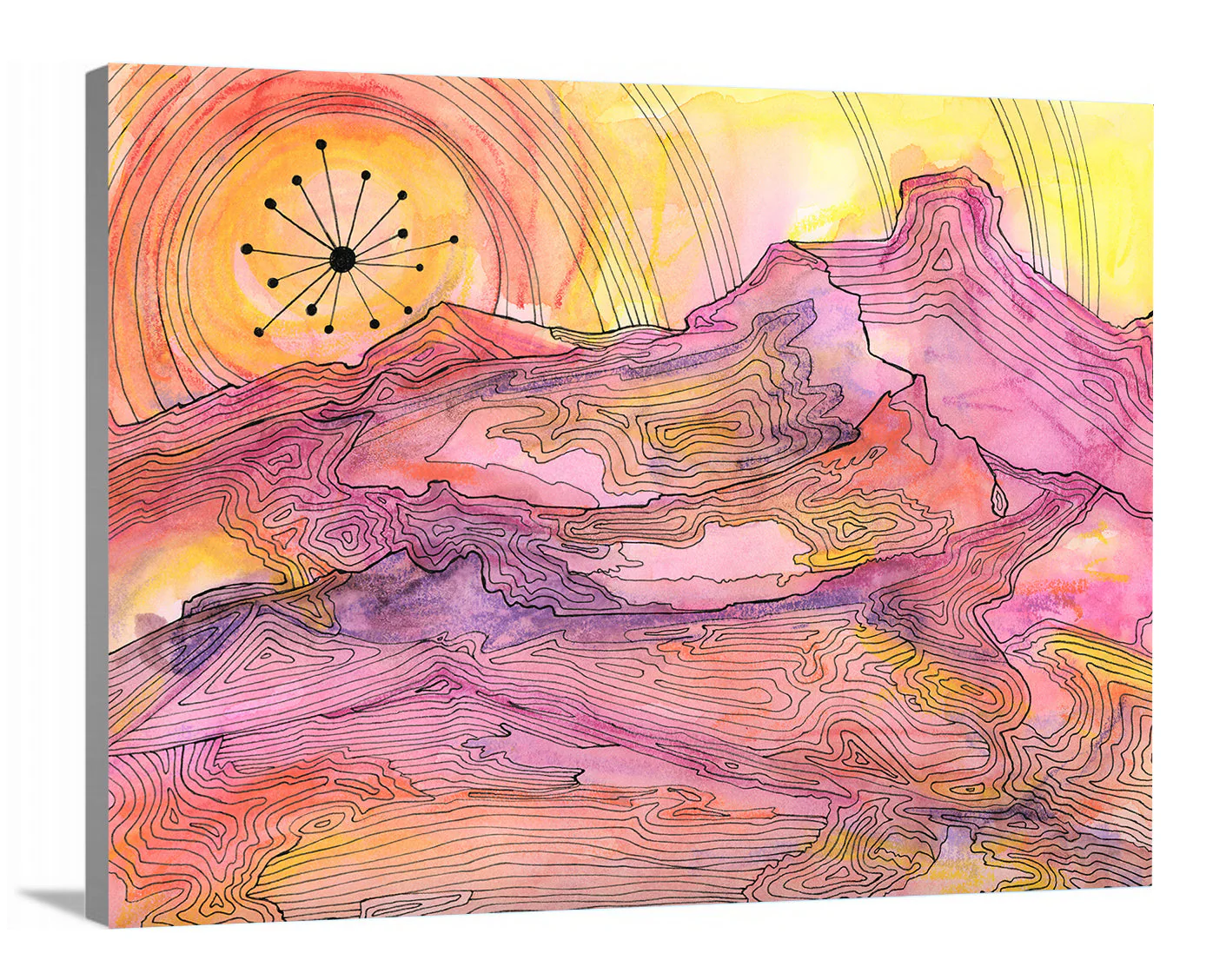 Desert Daybreak - Open Edition Canvas Print - Image 5