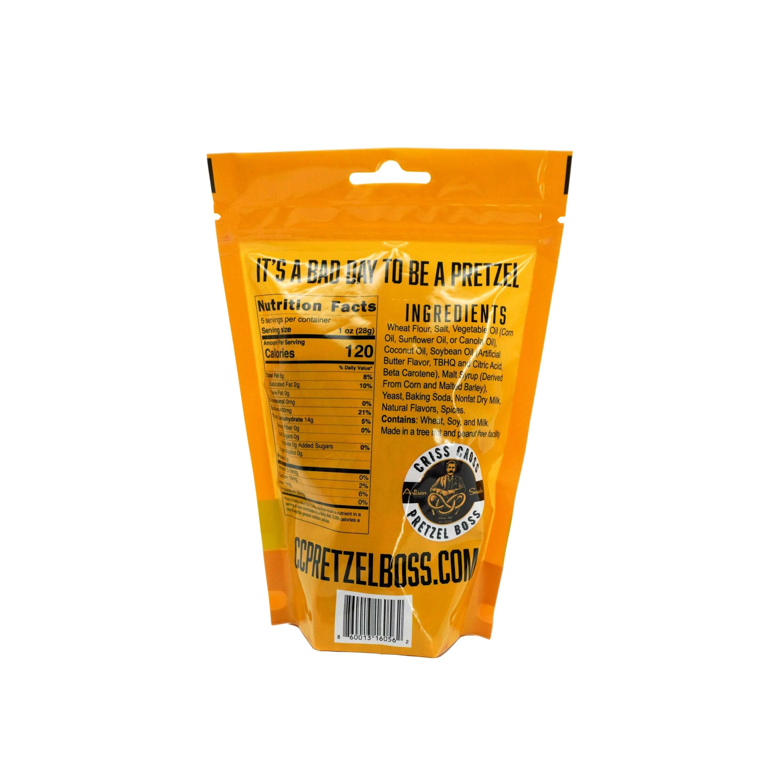 Dill Pickle Flavored Pretzels | Pack of 3 | 5 oz | Criss Cross Pretzel Boss - Image 3