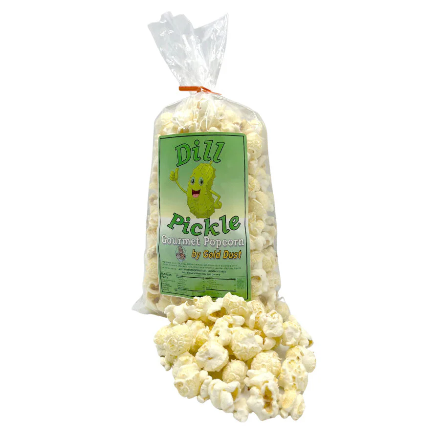 Dill Pickle Popcorn | Pack of 2 | 2 oz | Non-GMO | Gold Dust Kettle Corn - Image 2
