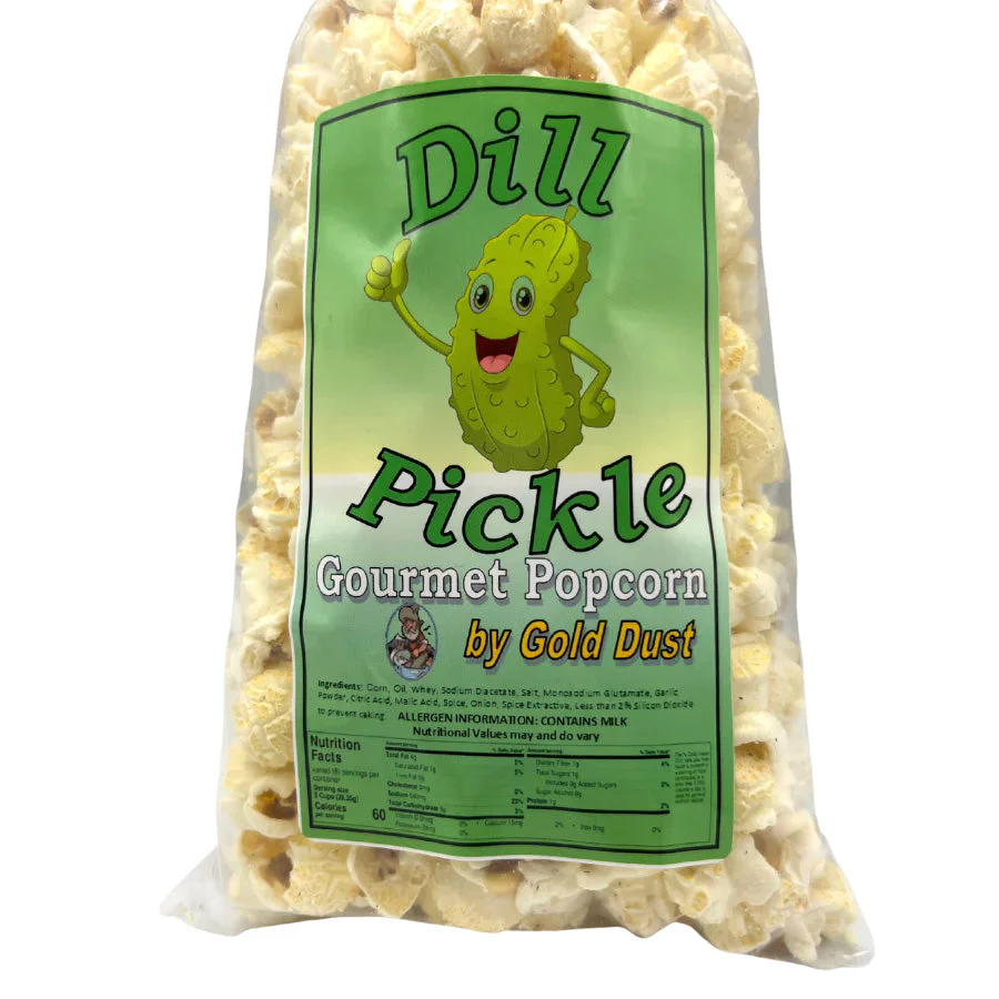 Dill Pickle Popcorn | Pack of 2 | 2 oz | Non-GMO | Gold Dust Kettle Corn - Image 3