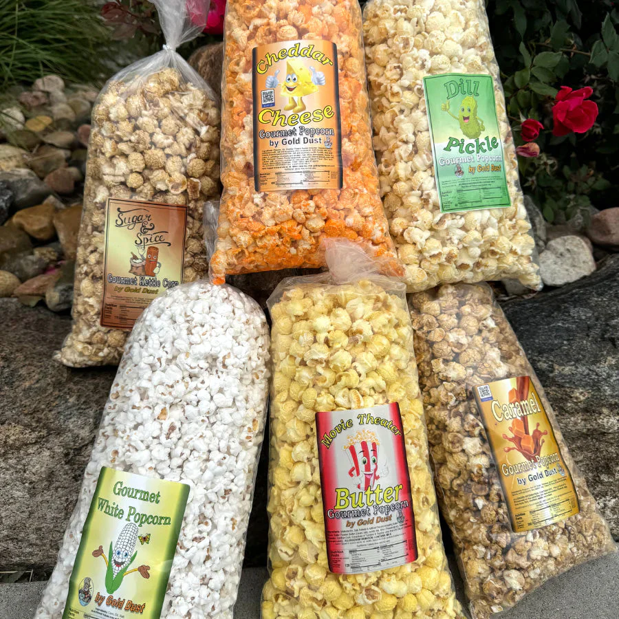Dill Pickle Popcorn | Pack of 2 | 8 oz | Non-GMO | Gold Dust Kettle Corn - Image 6