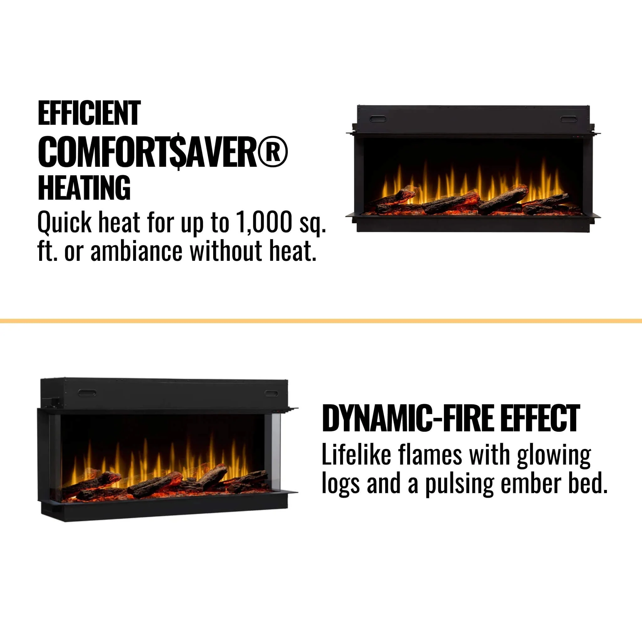 Dimplex Ignite Ultra Built-In Electric Fireplace With Multi Function Remote Control [ULT50/60/74/88] (SAK51854) - Image 11
