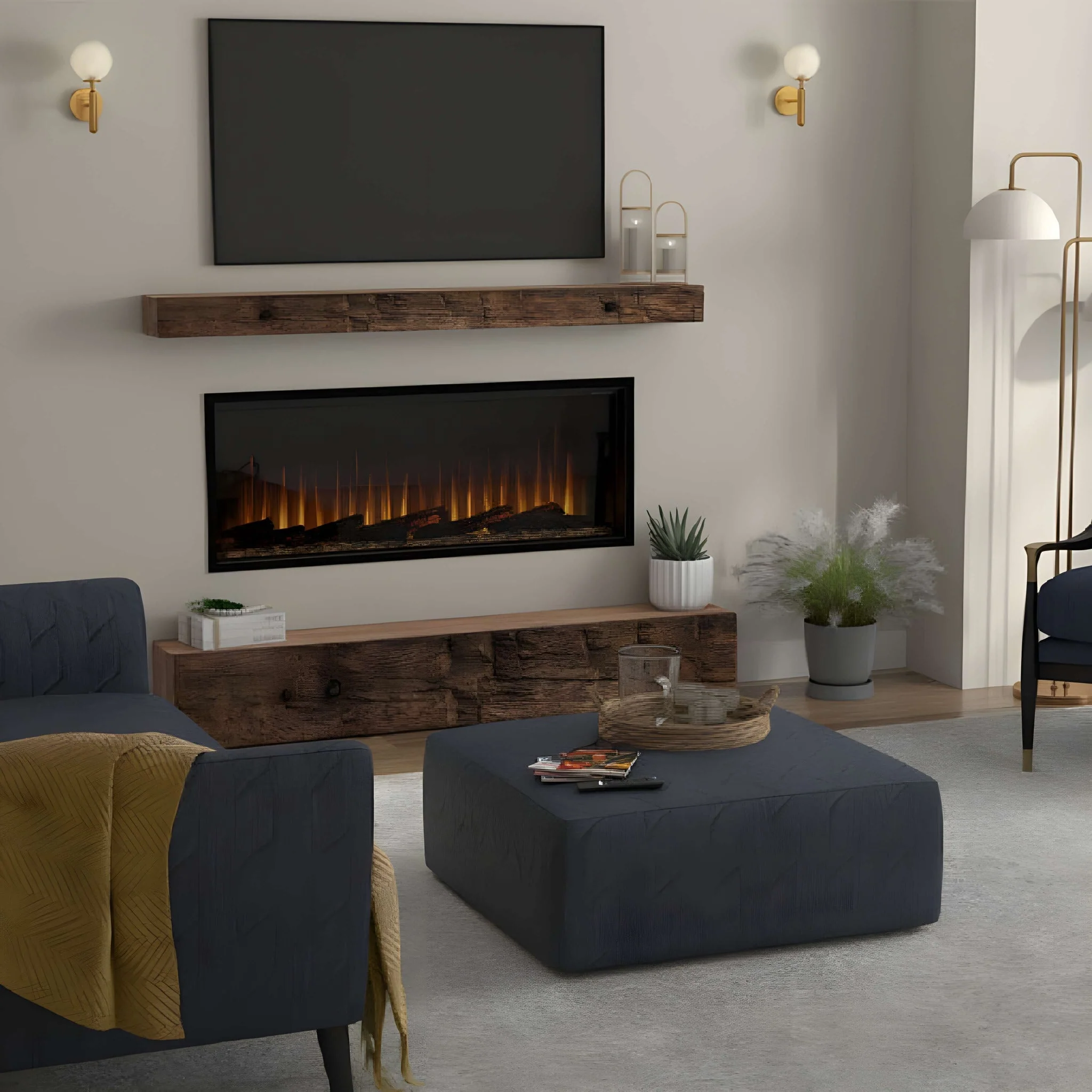 Dimplex Ignite Ultra Built-In Electric Fireplace With Multi Function Remote Control [ULT50/60/74/88] (SAK51854) - Image 7