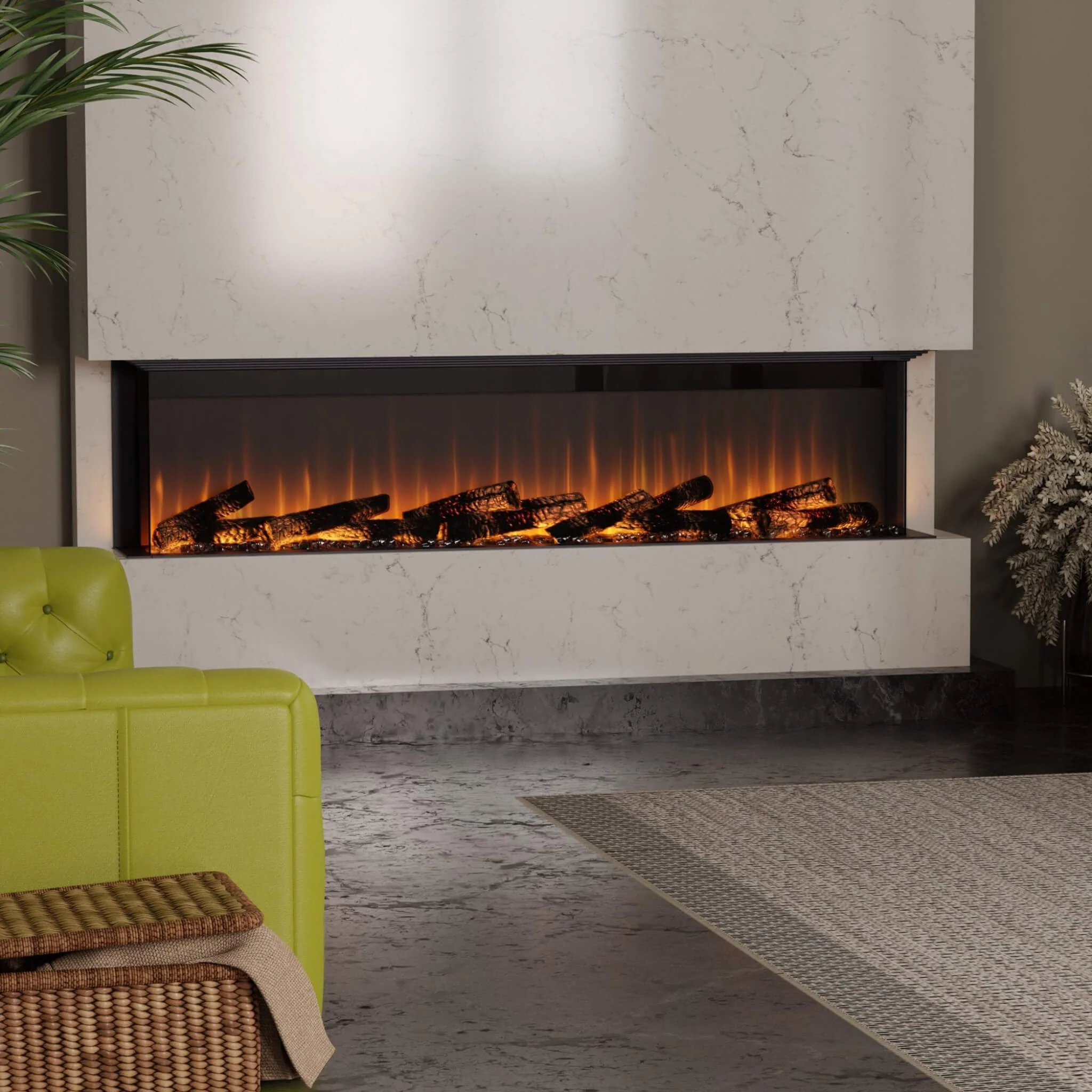Dimplex Ignite Ultra Built-In Electric Fireplace With Multi Function Remote Control [ULT50/60/74/88] (SAK51854) - Image 9