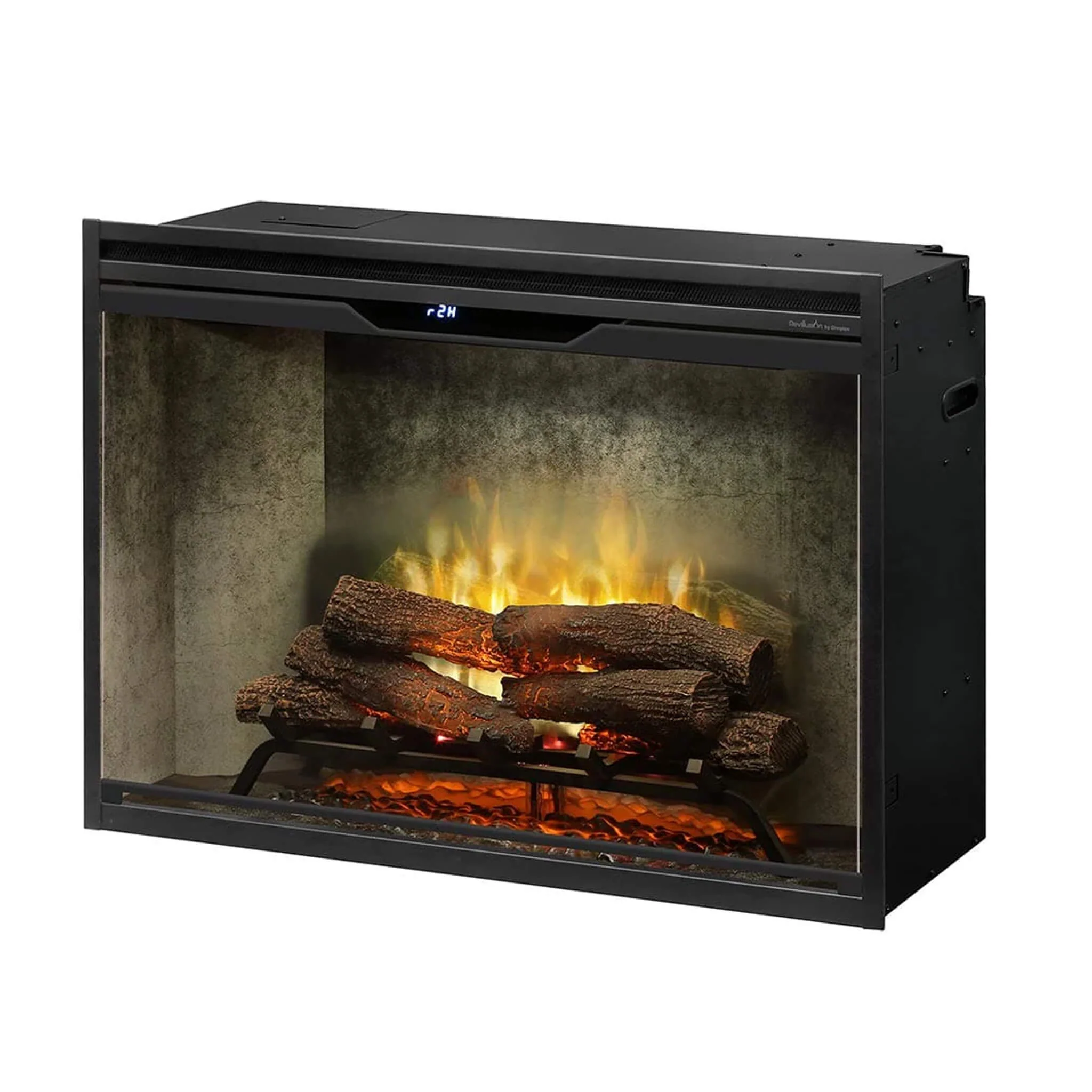 Dimplex Revillusion Built-In Electric Firebox W/ Weathered Concrete Line & Plug Kit [RBF30/42WC-FG] (SAK46891) - Image 9
