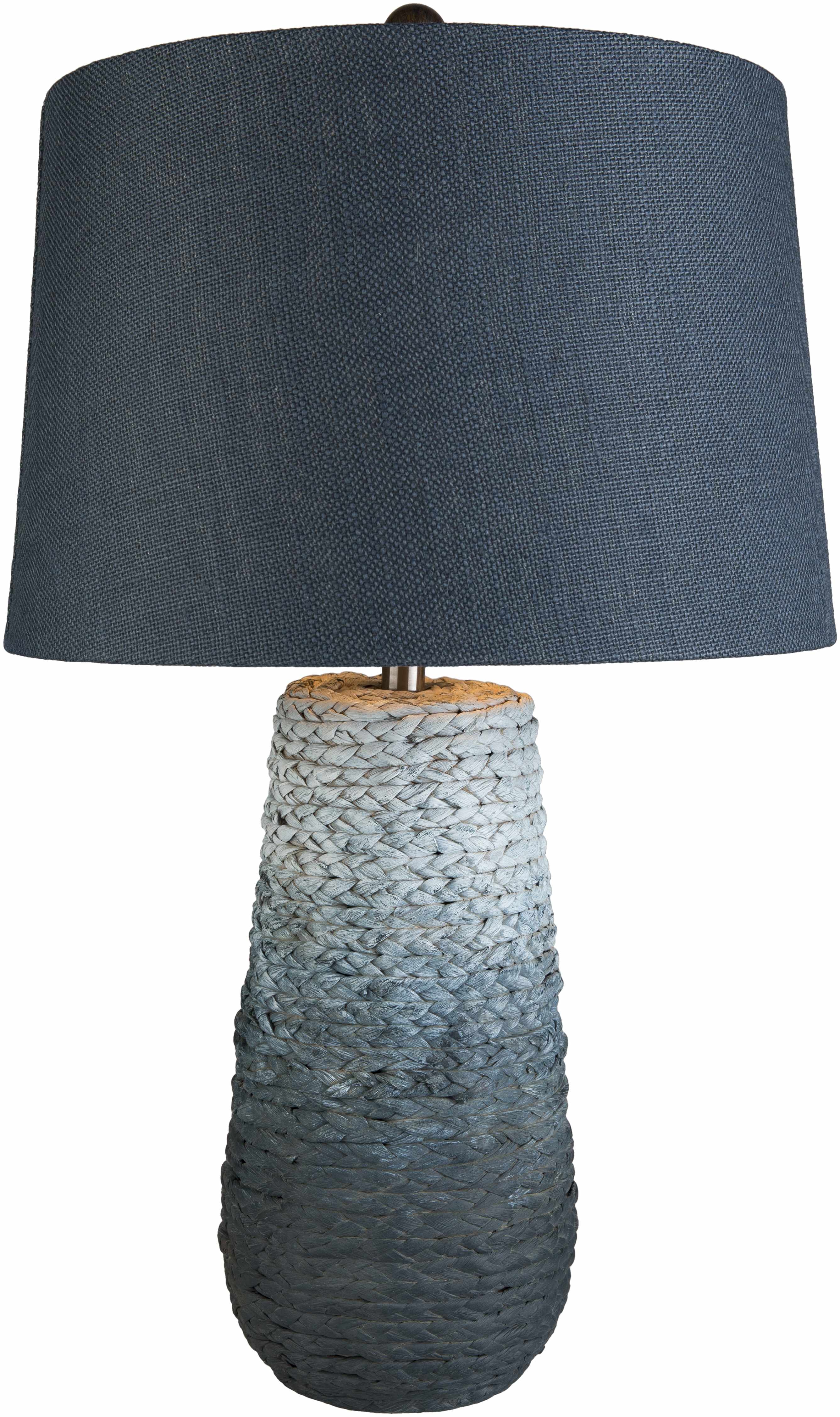 Dingras Pale Blue Jute Table Lamp - Image 11
