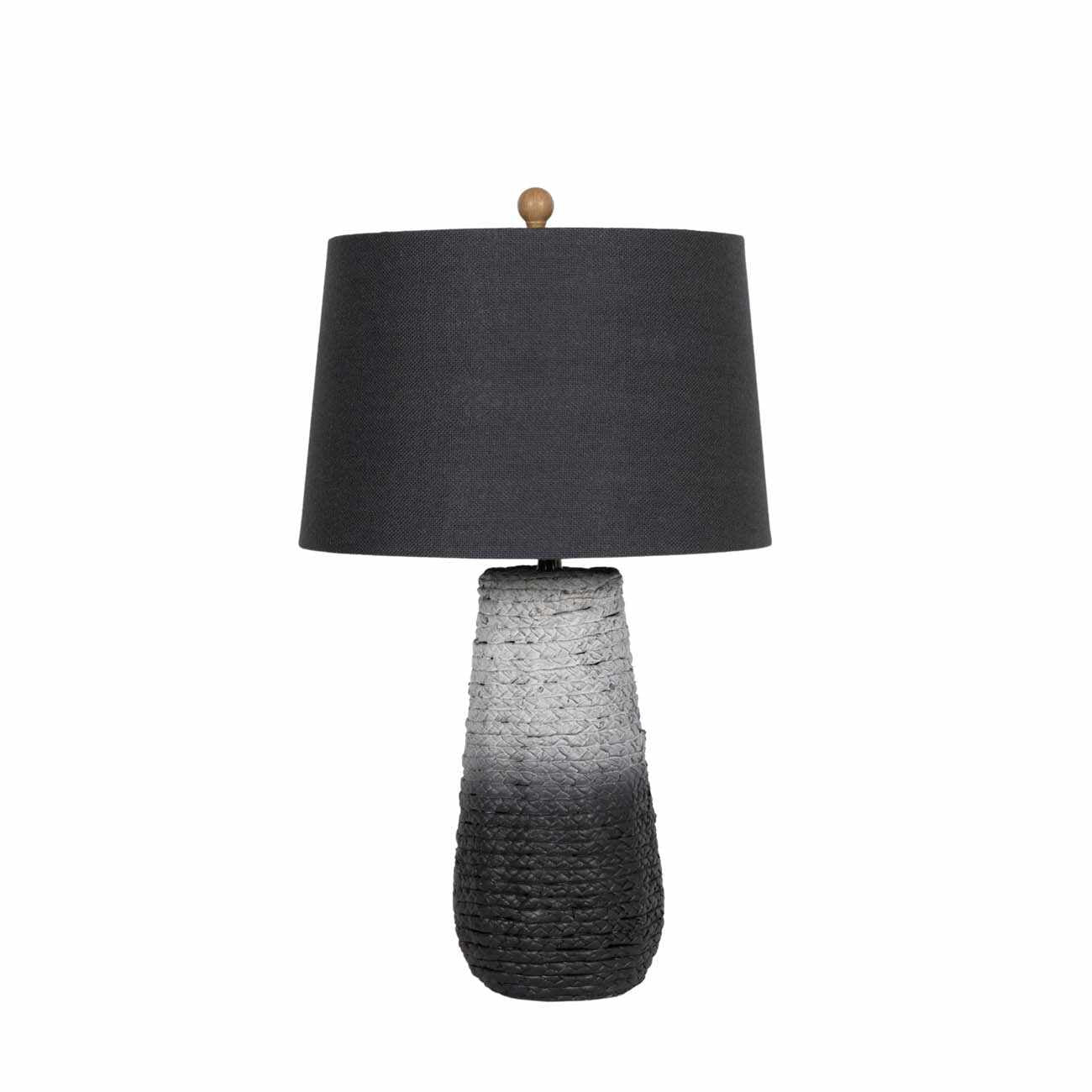 Dingras Pale Blue Jute Table Lamp - Image 13