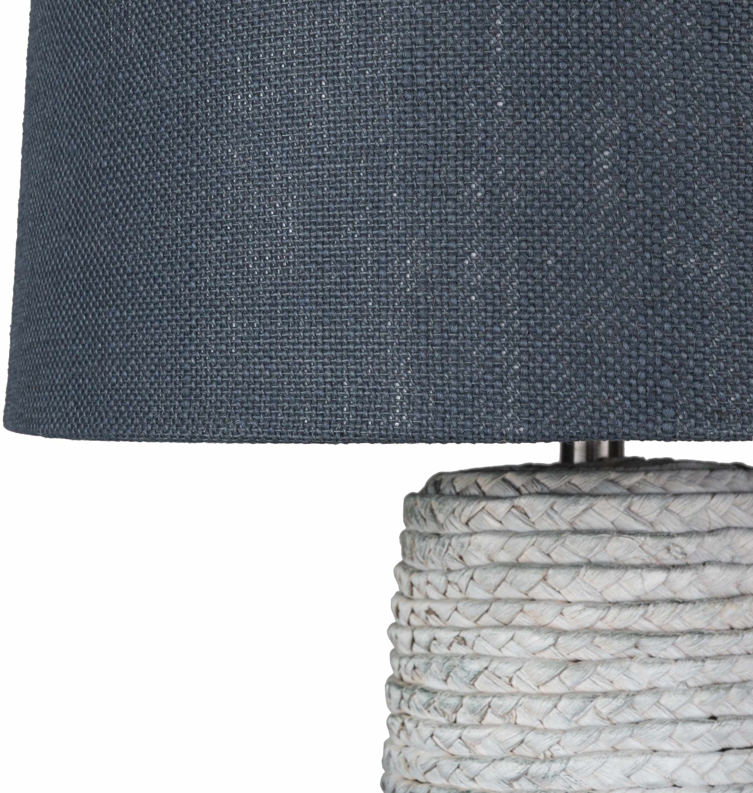 Dingras Pale Blue Jute Table Lamp - Image 5