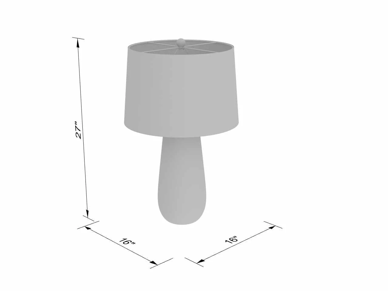 Dingras Pale Blue Jute Table Lamp - Image 9