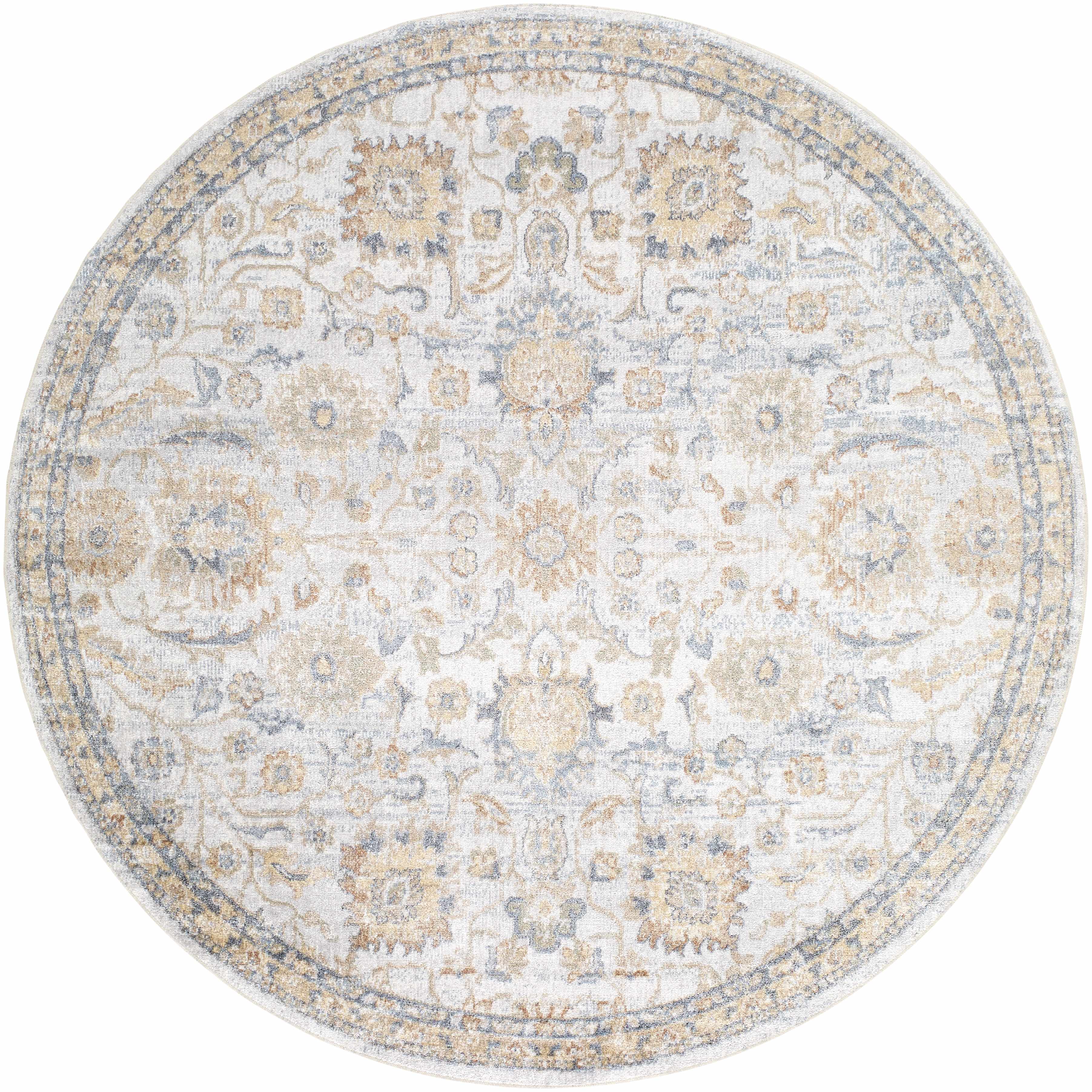 Dion Washable Floral Rug - Image 16