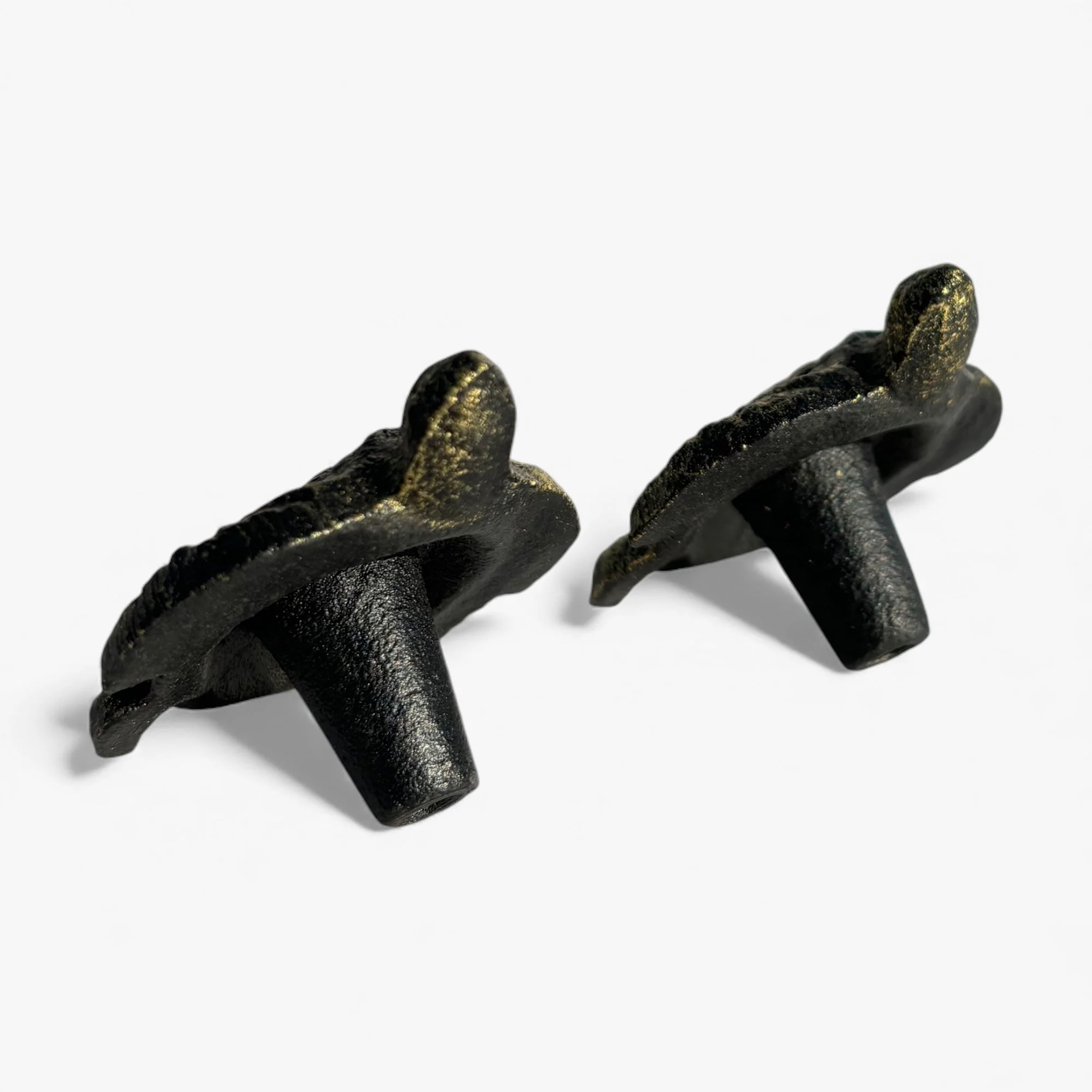 Distressed Gold Sea Turtle Knob, Coastal Drawer Pull - Image 3