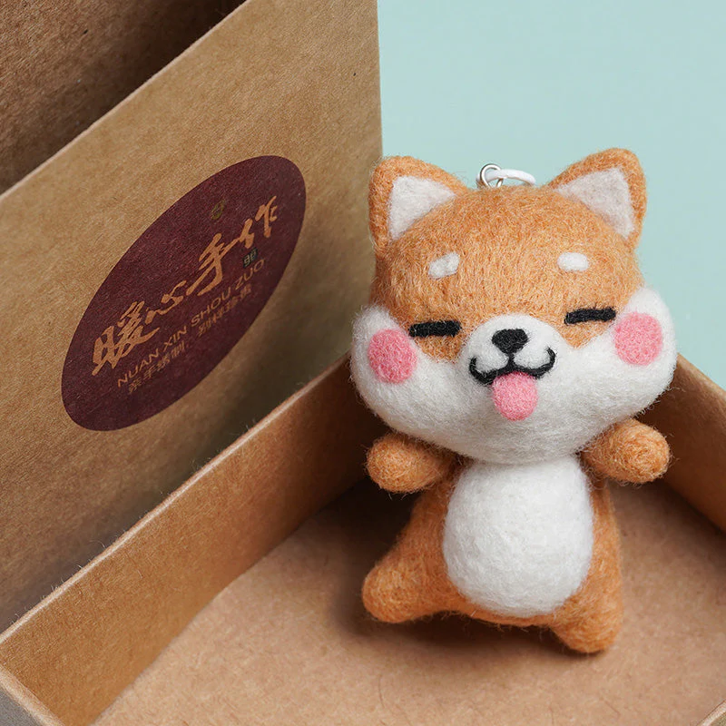 Dog Needle Felting Kit. Wizardi DIY Wool Craft Kit F07N8-W41 - Image 2