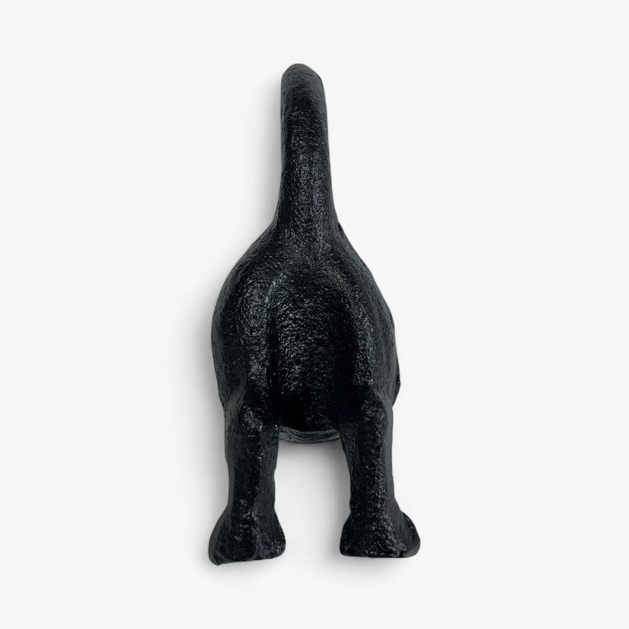 Dog Tail Wall Hook Cast Iron Rustic Home Decor - Image 3