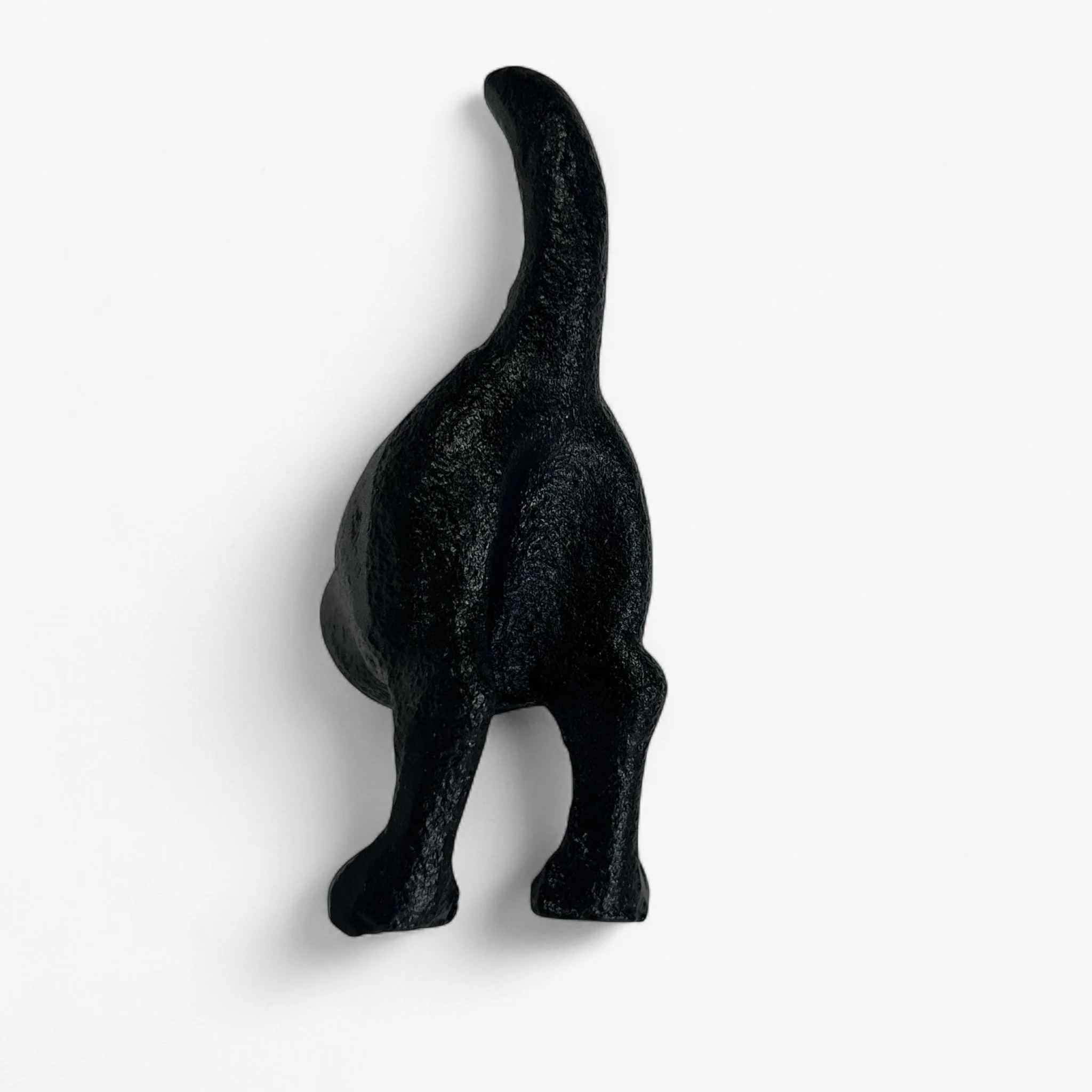 Dog Tail Wall Hook Cast Iron Rustic Home Decor - Image 5