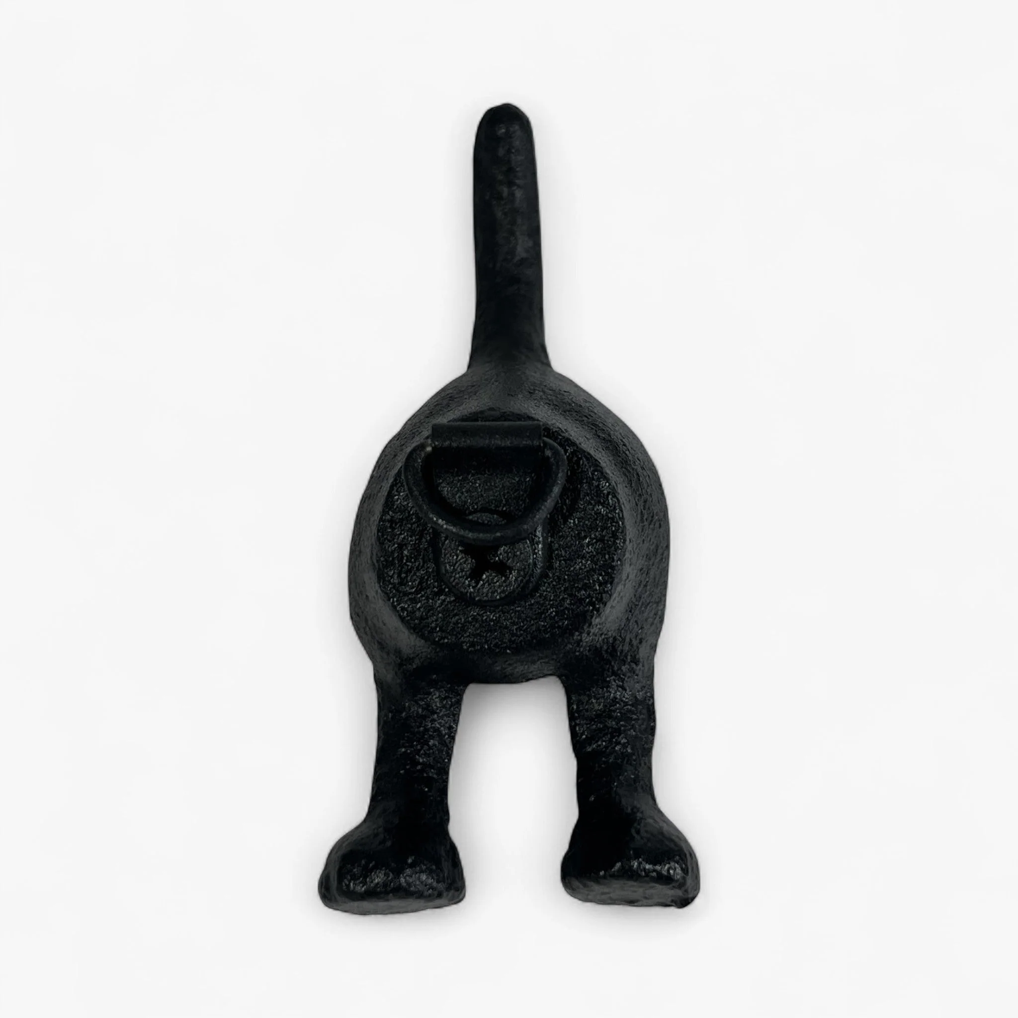 Dog Tail Wall Hook Cast Iron Rustic Home Decor - Image 7