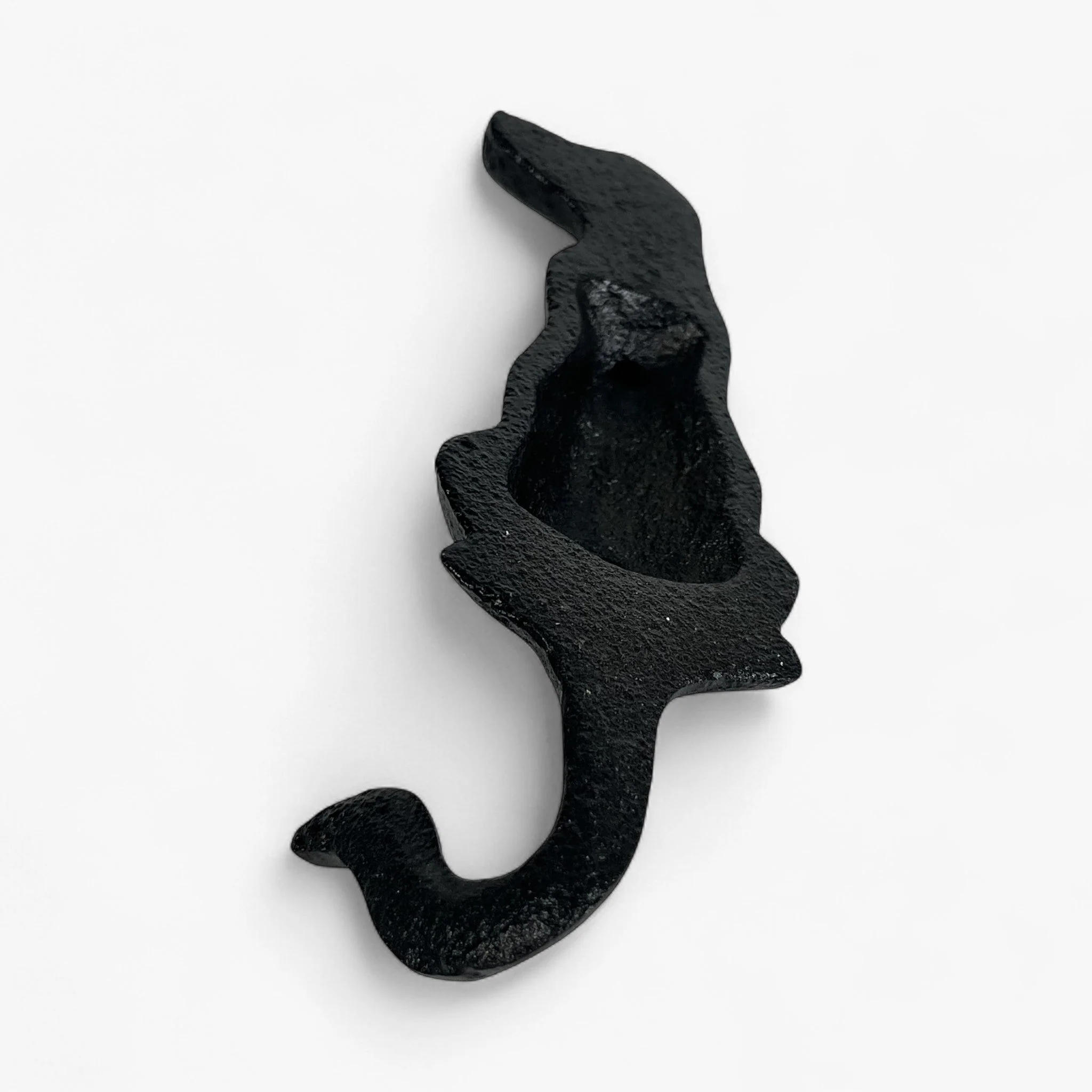 Dog Tail Wall Hook Cast Iron Rustic Home Decor - Image 4