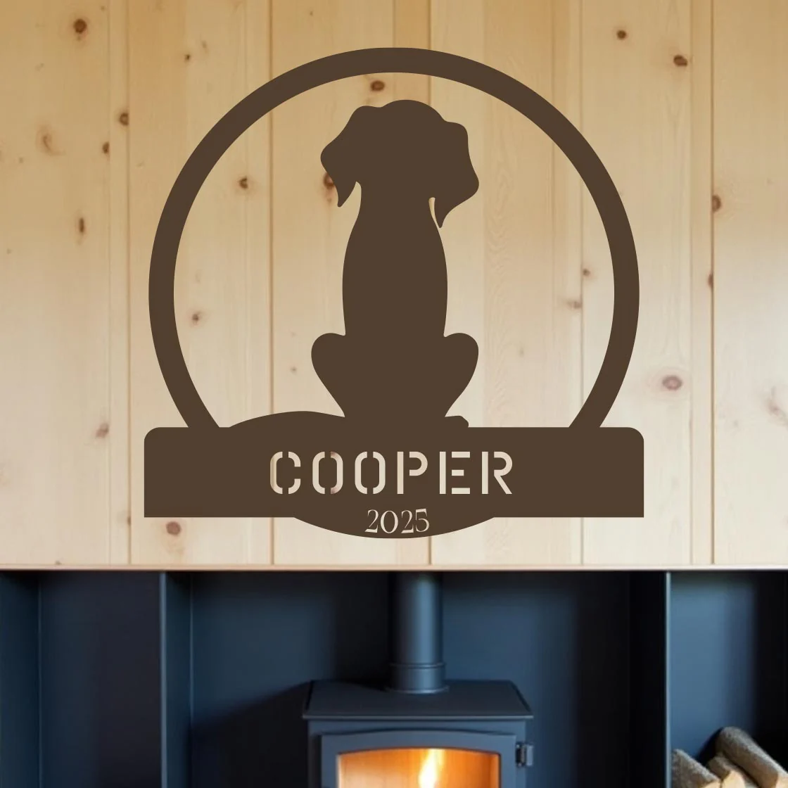 Dog w Name Sign - Image 5