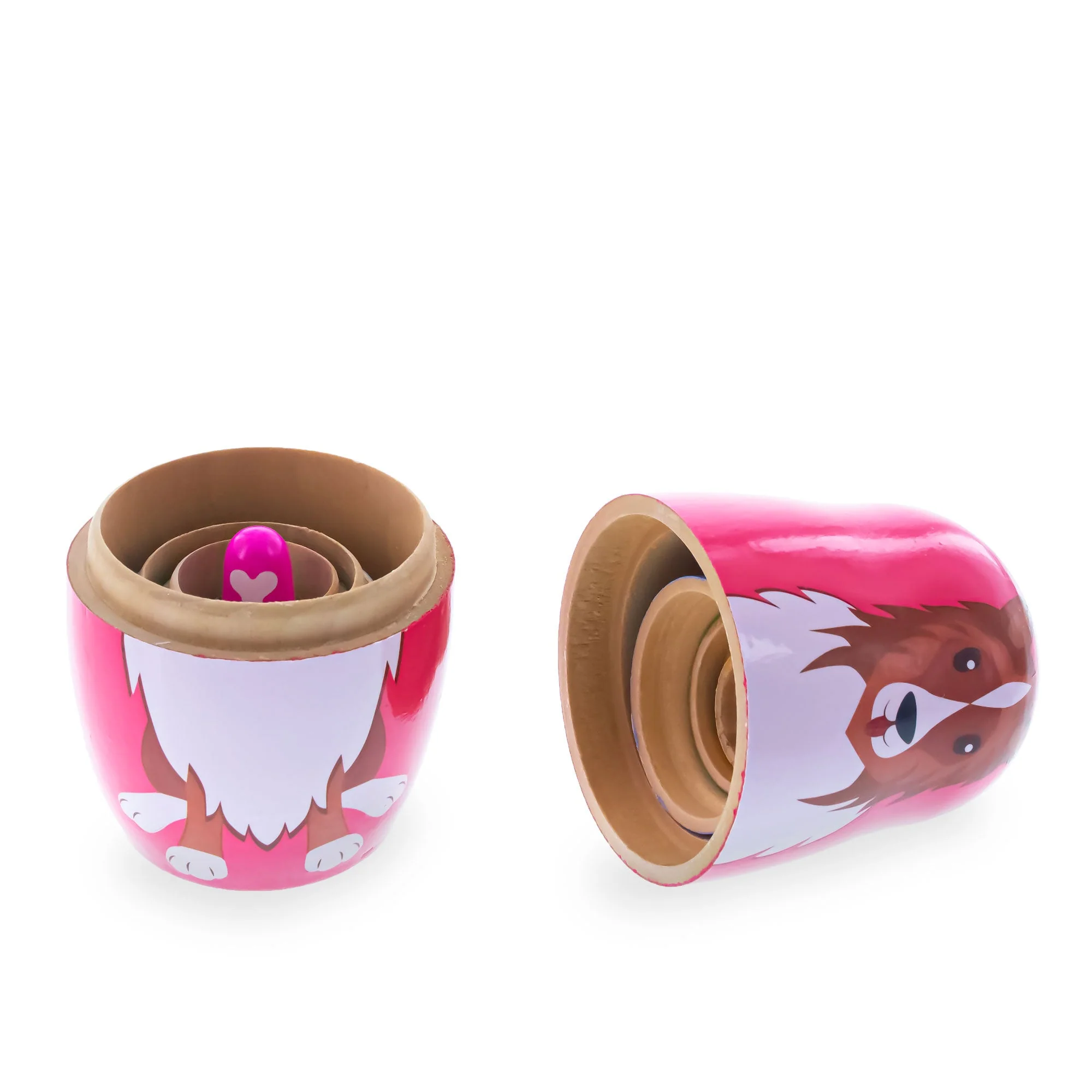 Dogs Wooden Nesting Dolls 4.75 Inches - Image 4