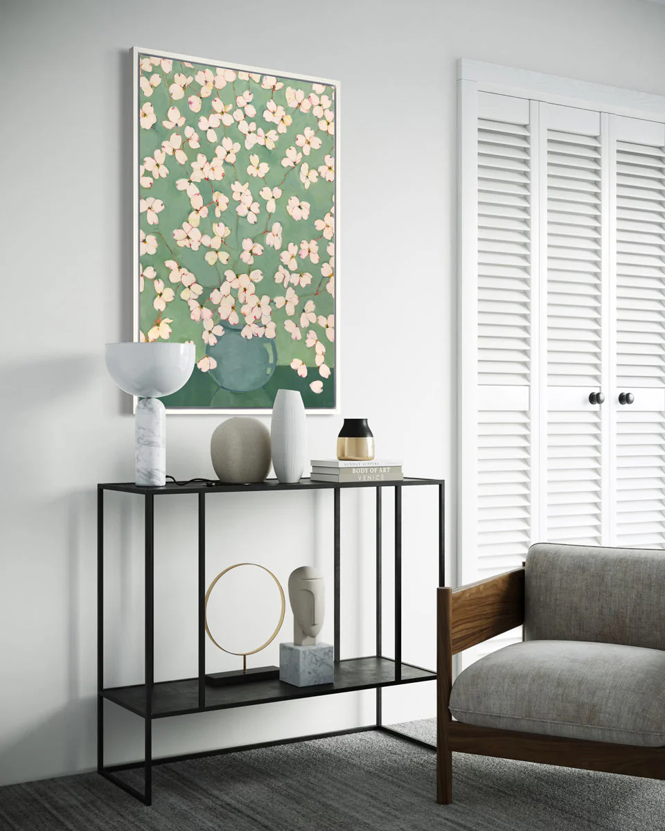Dogwoods in Green - Open Edition Canvas Print - Image 3