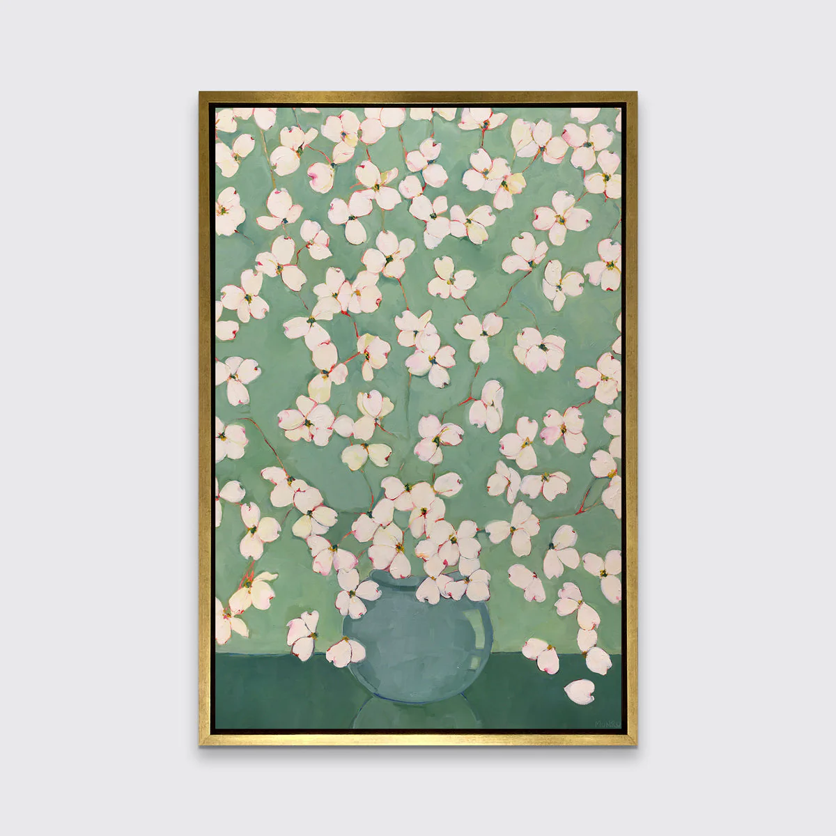 Dogwoods in Green - Open Edition Canvas Print - Image 6